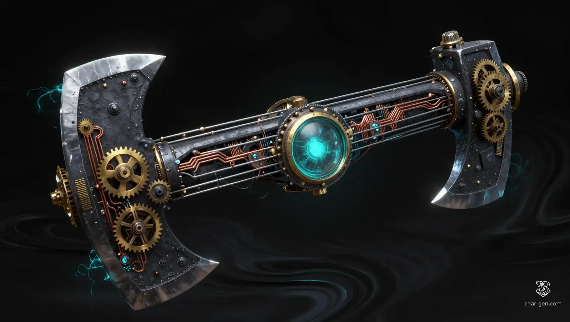 The Iron Annalist - AI-generated fantasy Magic Item