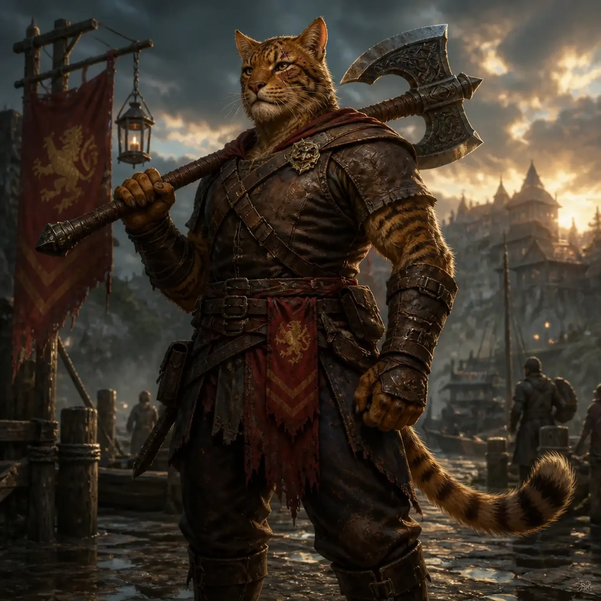 Talon Rex - AI-generated fantasy Character
