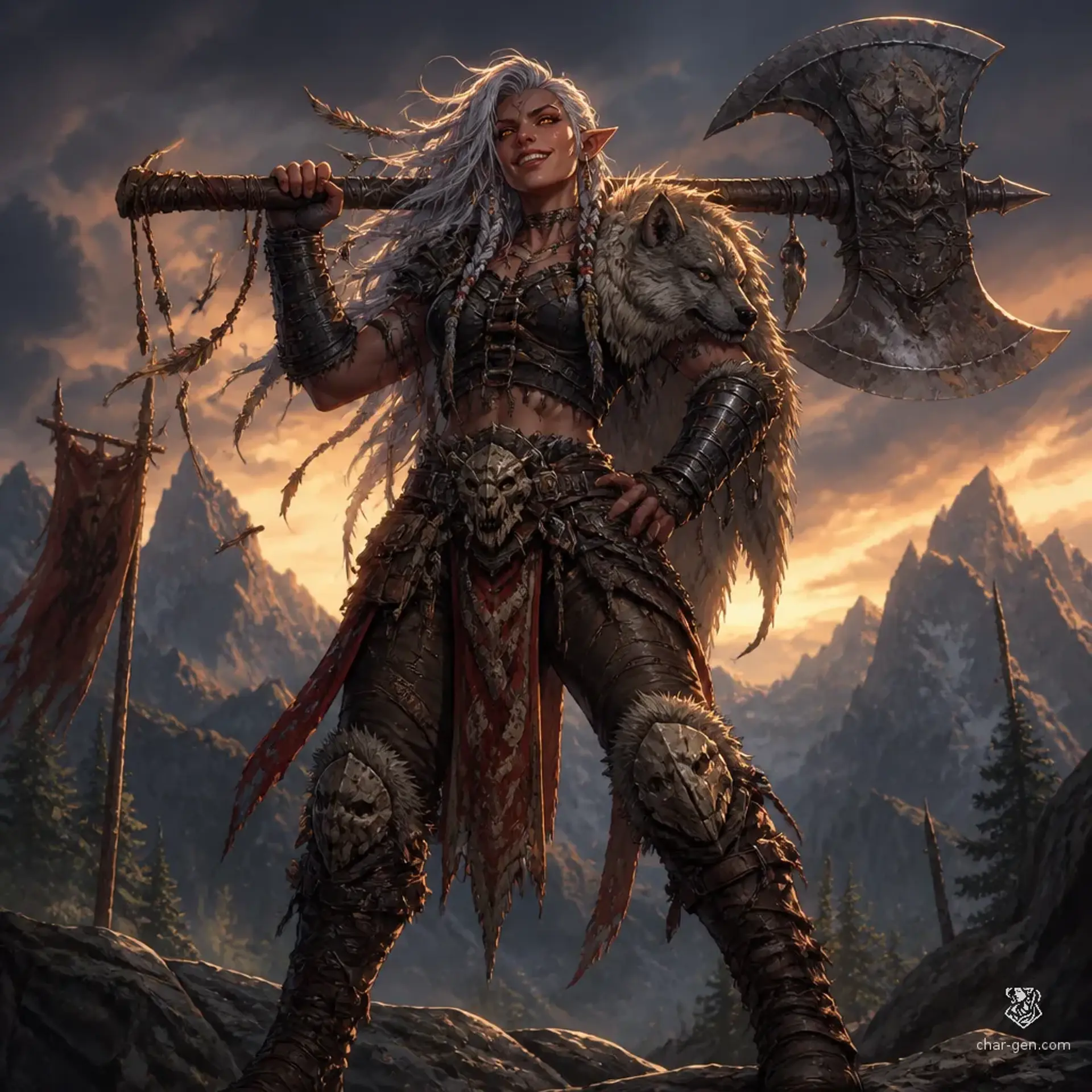 Elara - AI-generated fantasy Character