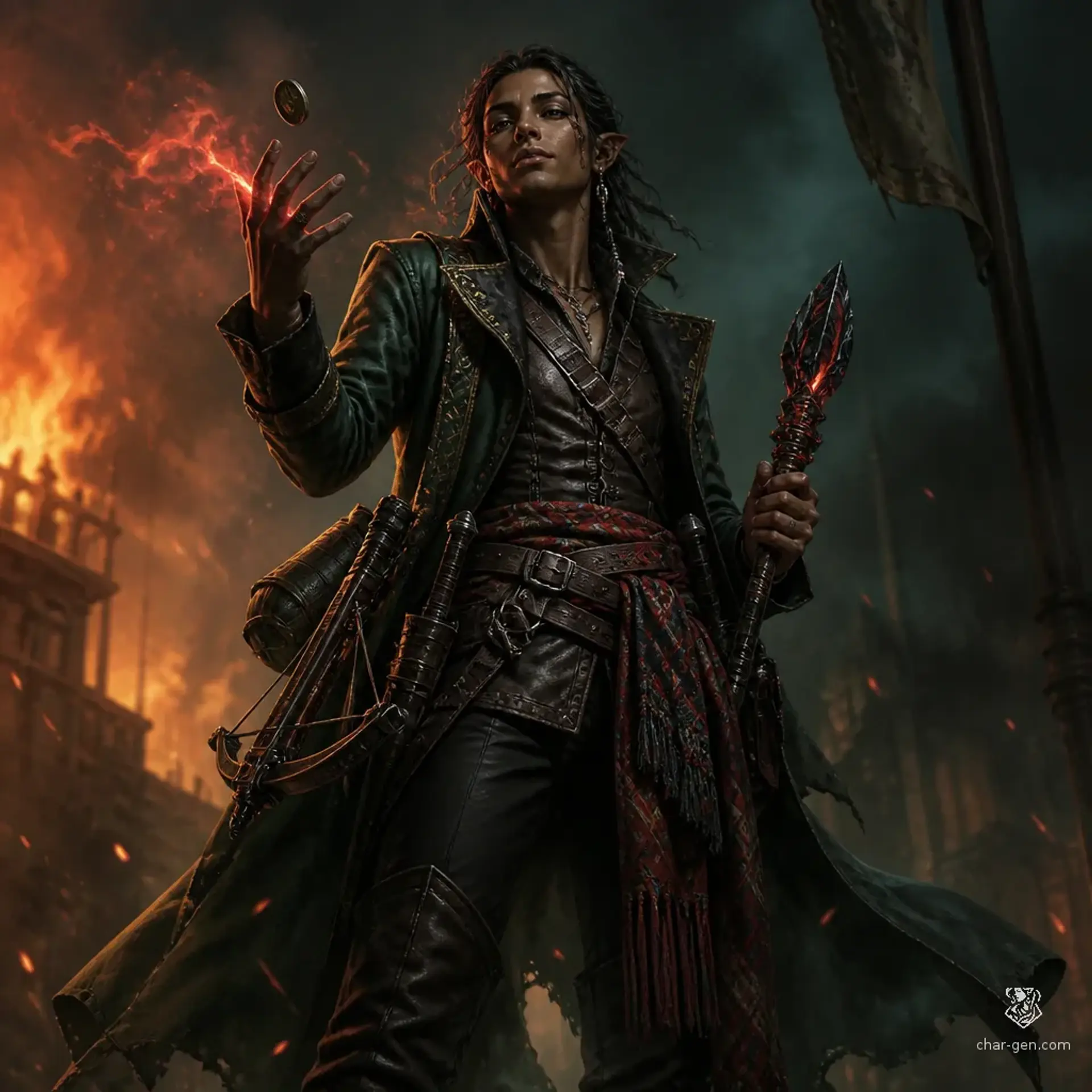 Izel Amadís - AI-generated fantasy Character