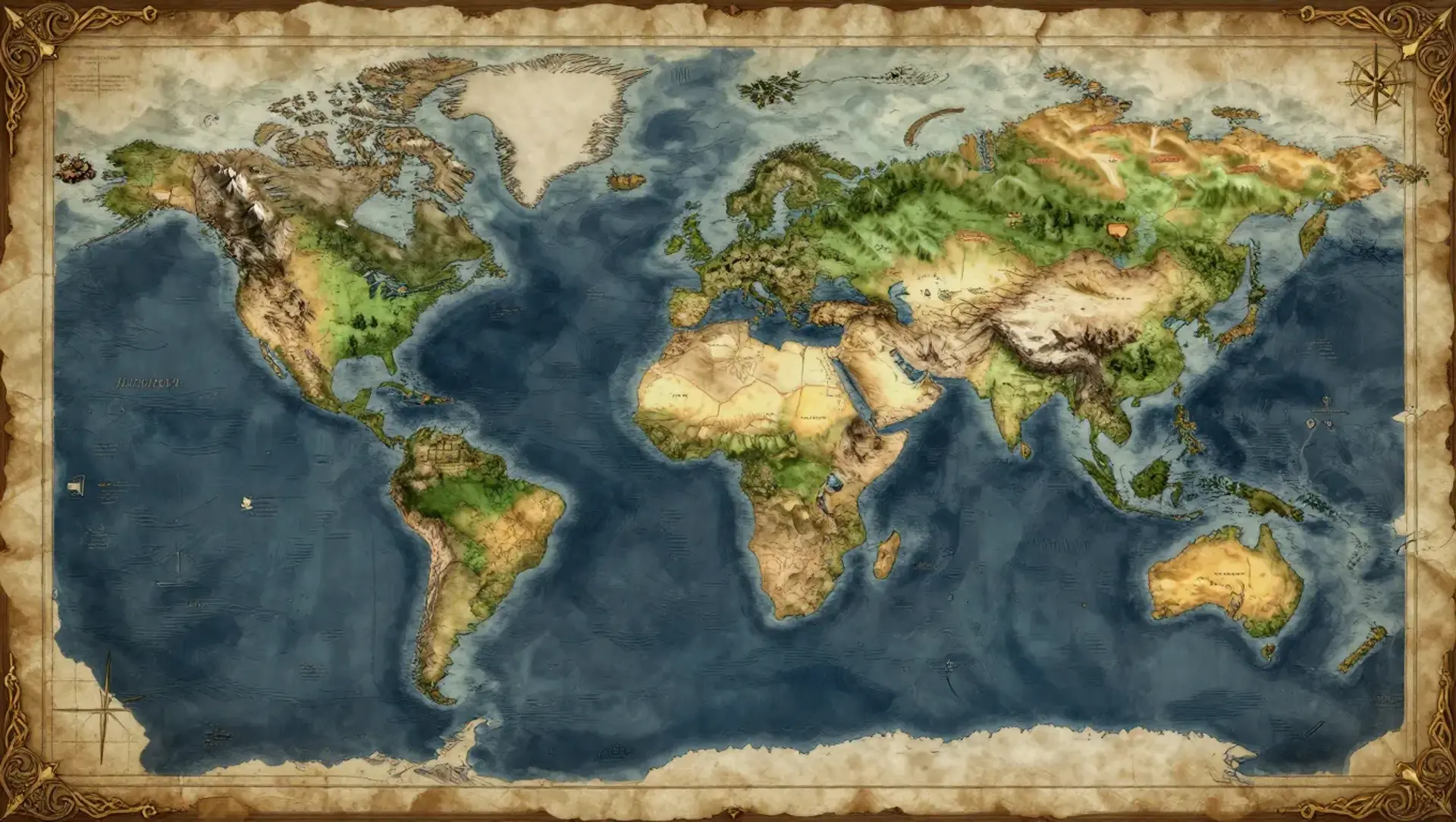 string - AI-generated fantasy World