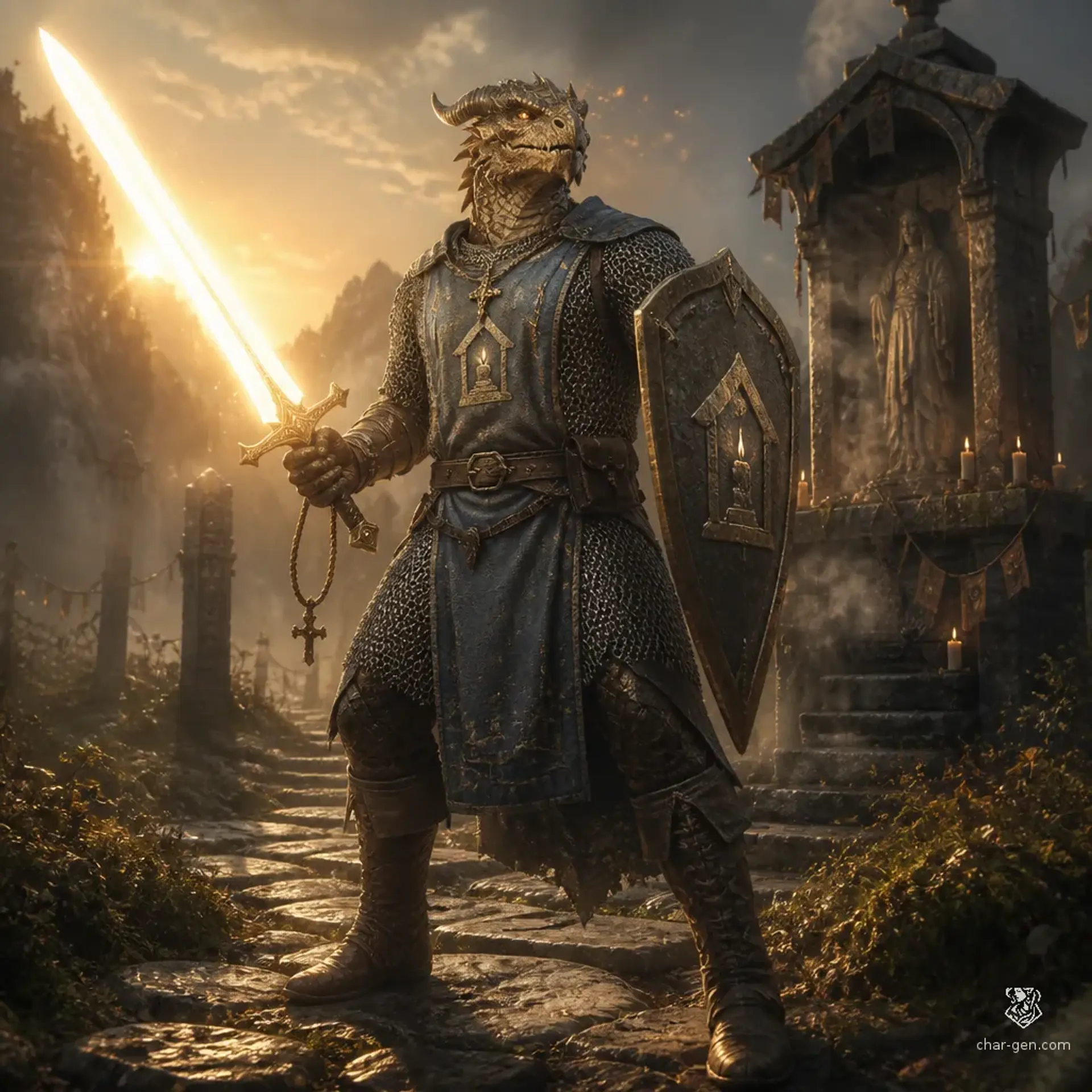 Tadewal - AI-generated fantasy Character