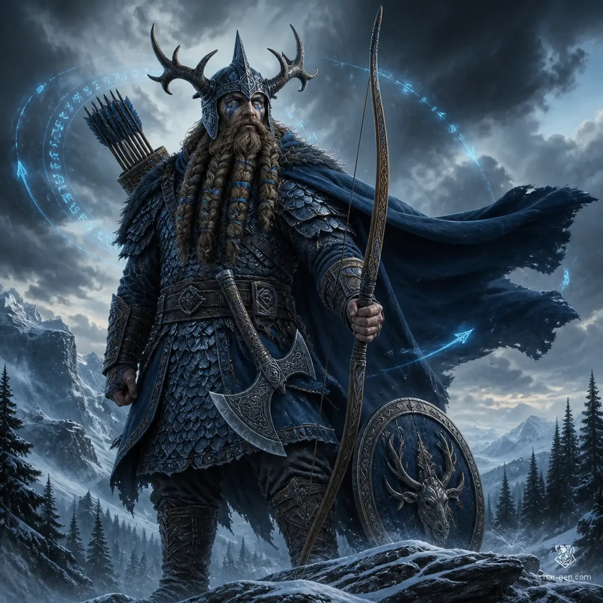 Undera the Arrow Quiver - AI-generated fantasy Character