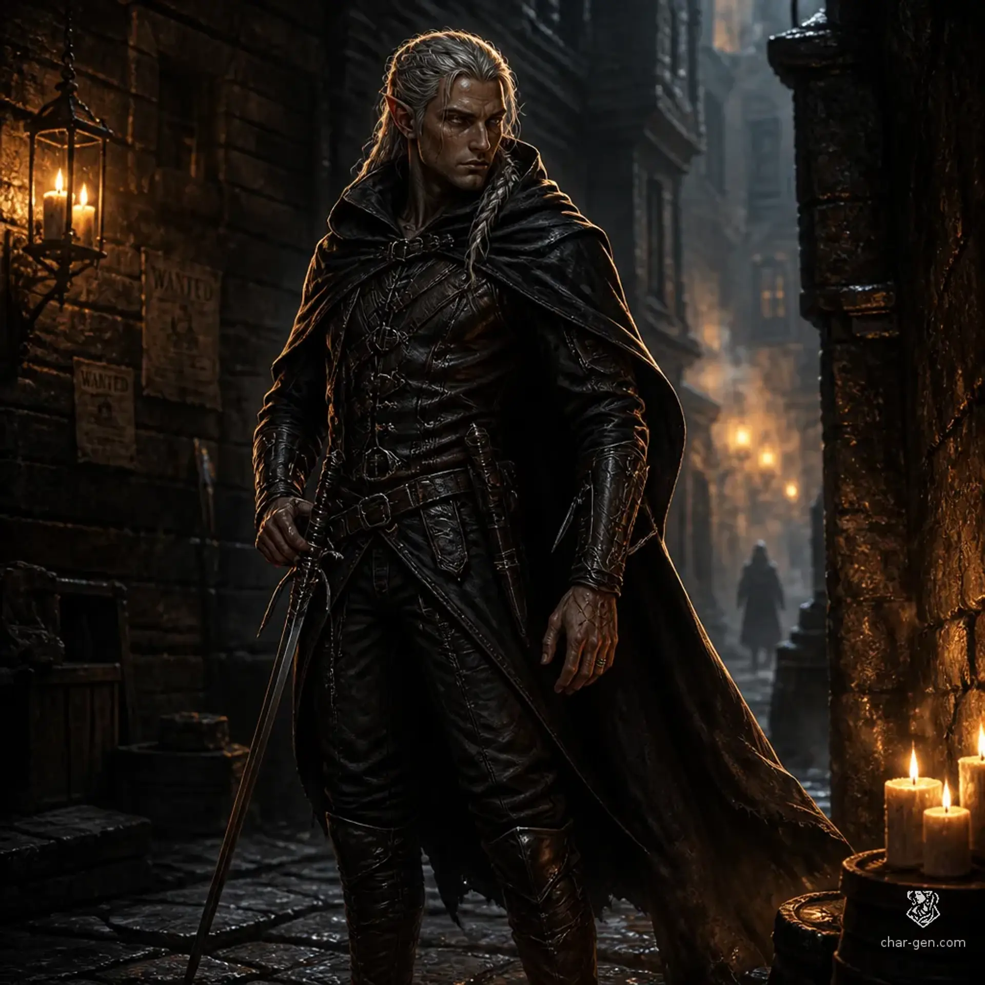 Theles - AI-generated fantasy Character
