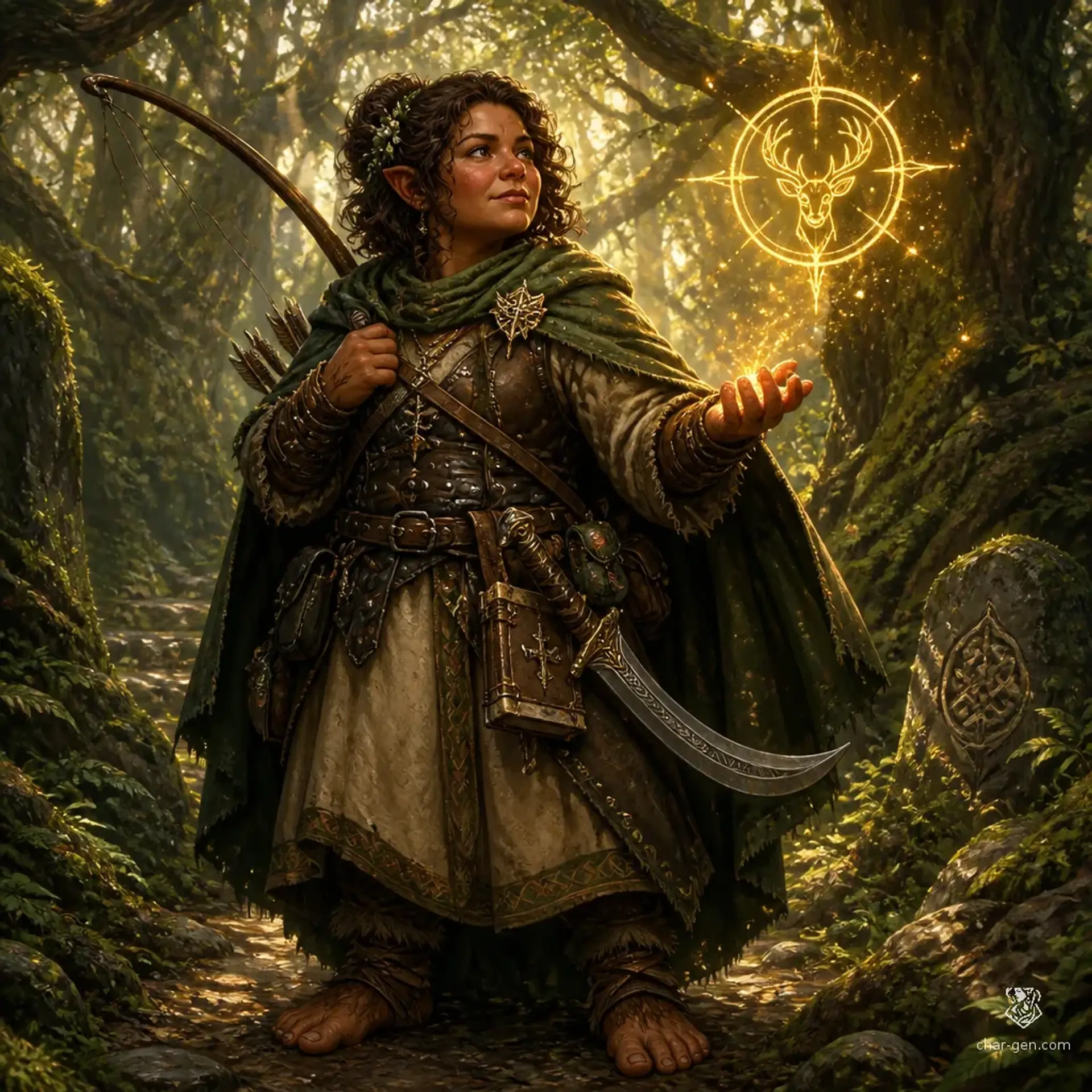 Ivy Applebottom - AI-generated fantasy Character