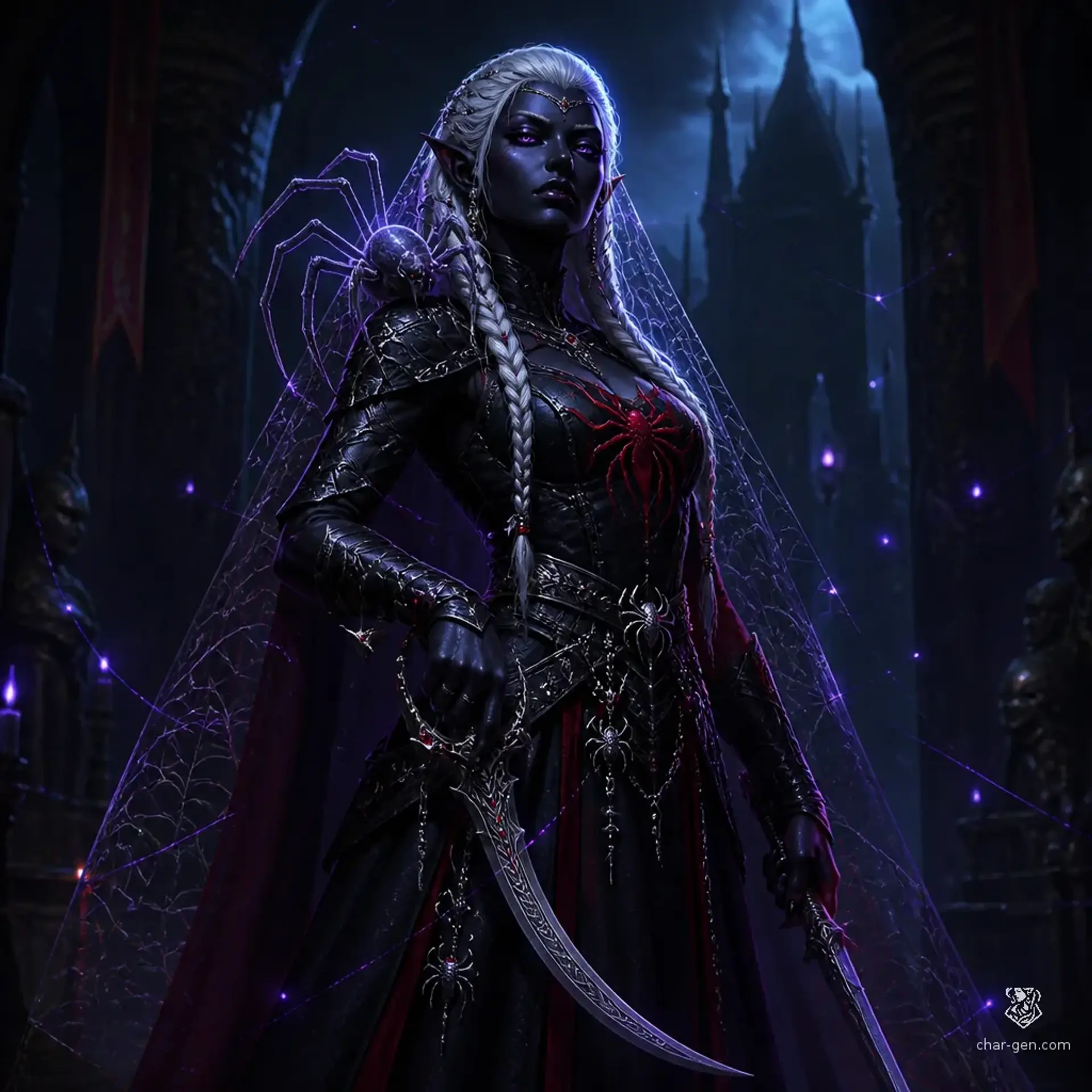 Aurelia Malice - AI-generated fantasy Character