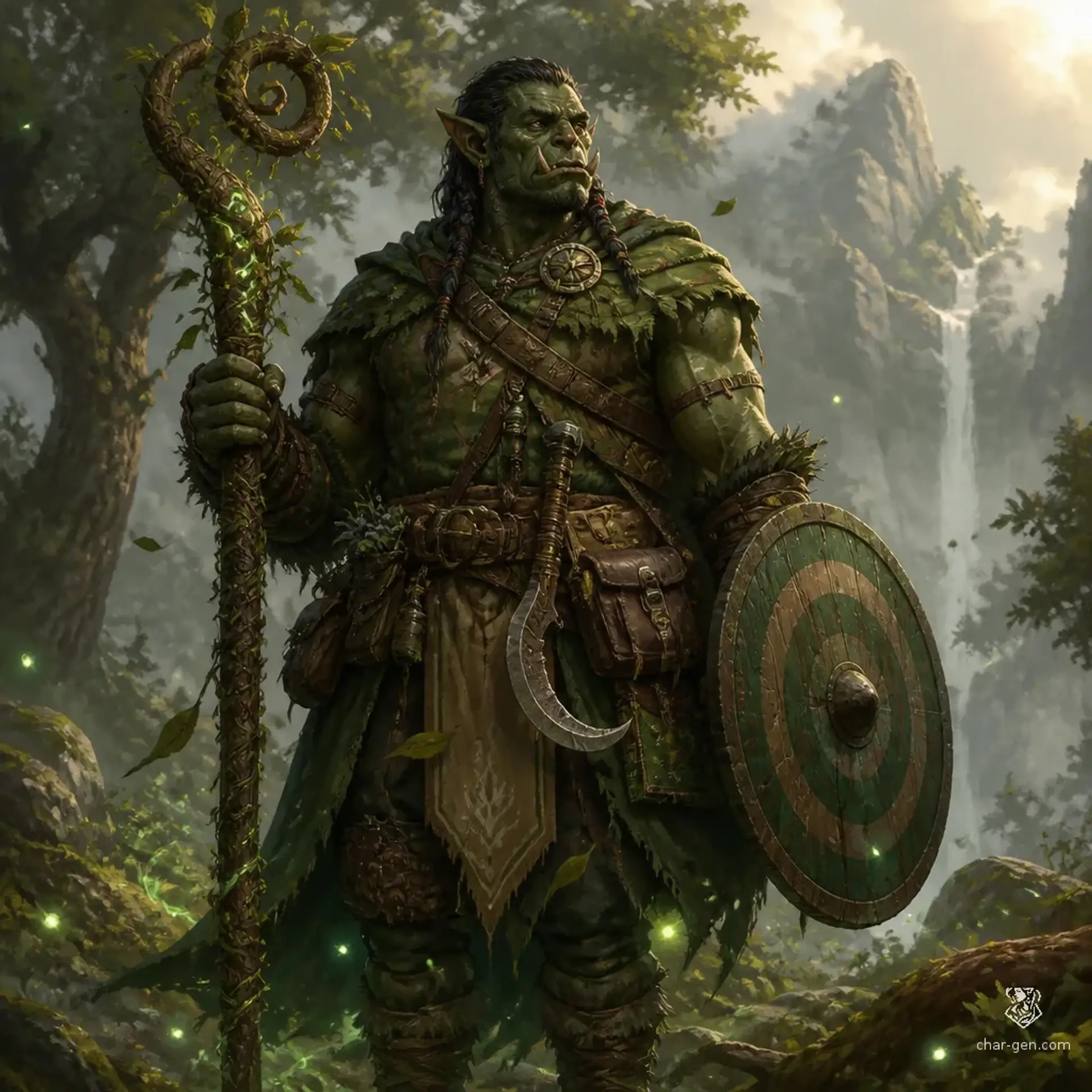 Brukhtqel - AI-generated fantasy Character