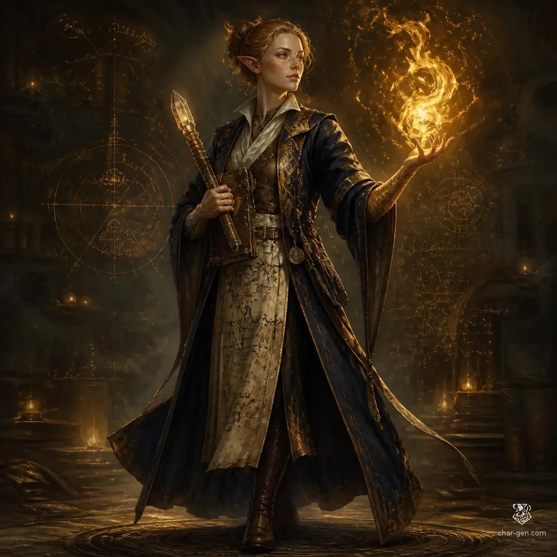 Marie Carie - AI-generated fantasy Character