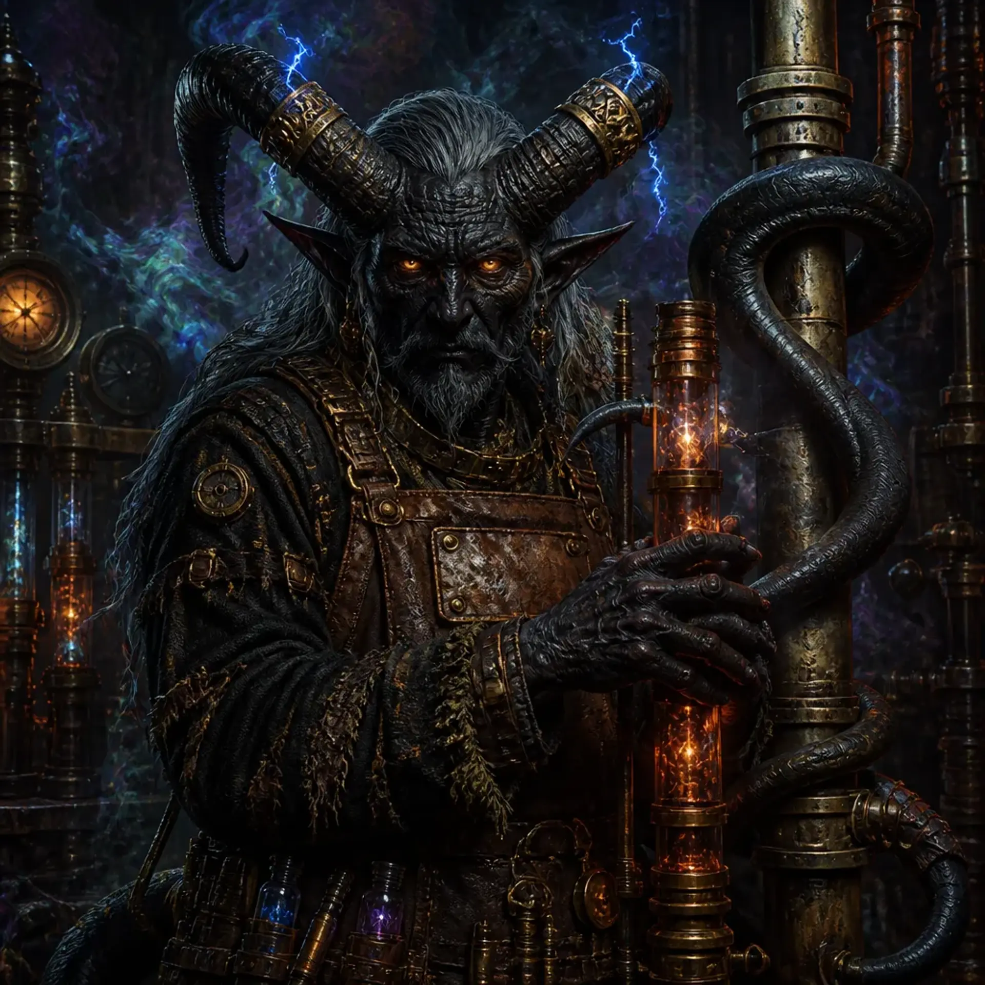 Silas 'Ohm' Vesper - AI-generated fantasy NPC