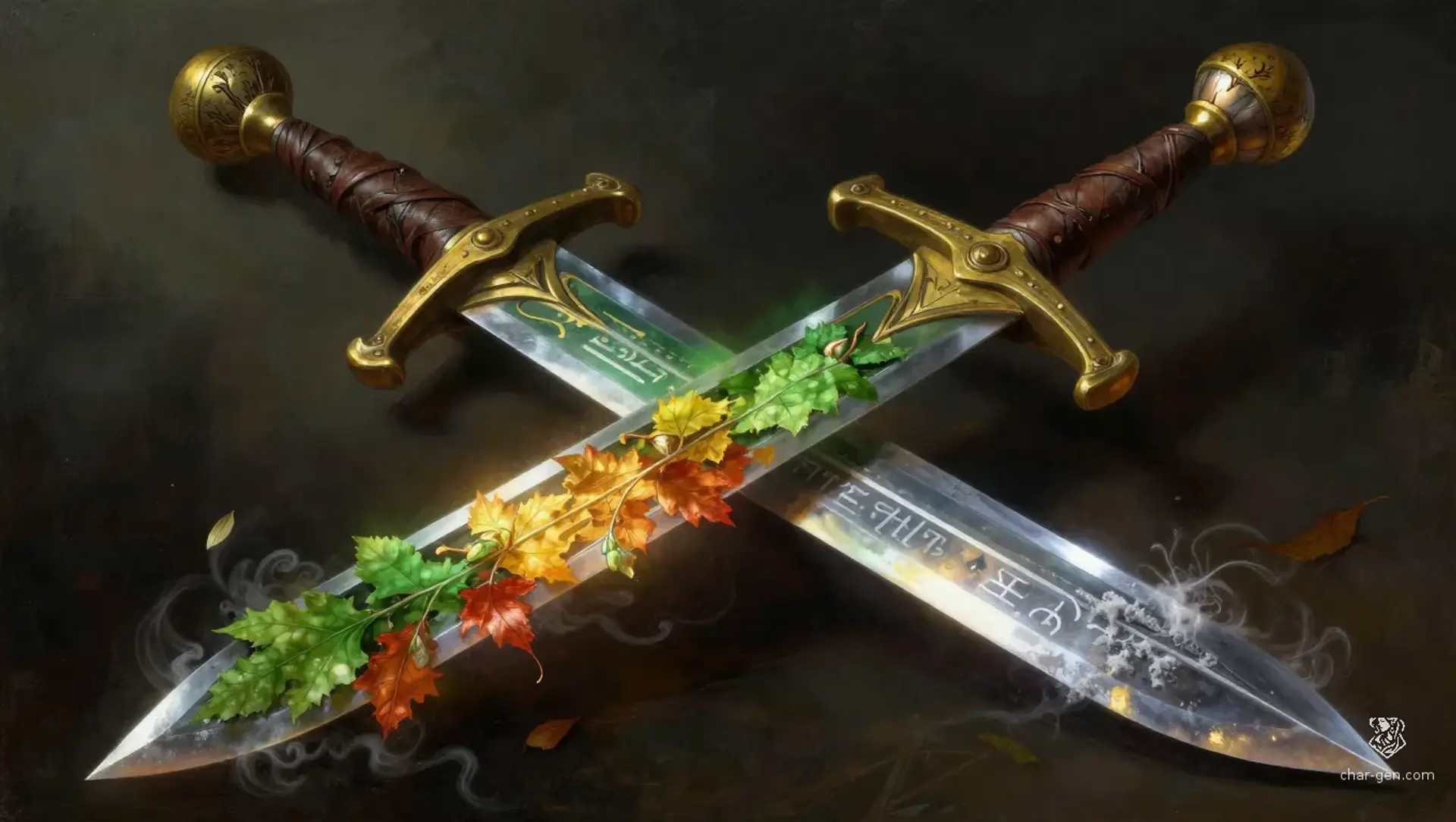 Sword of the Grovewarden - AI-generated fantasy Magic Item