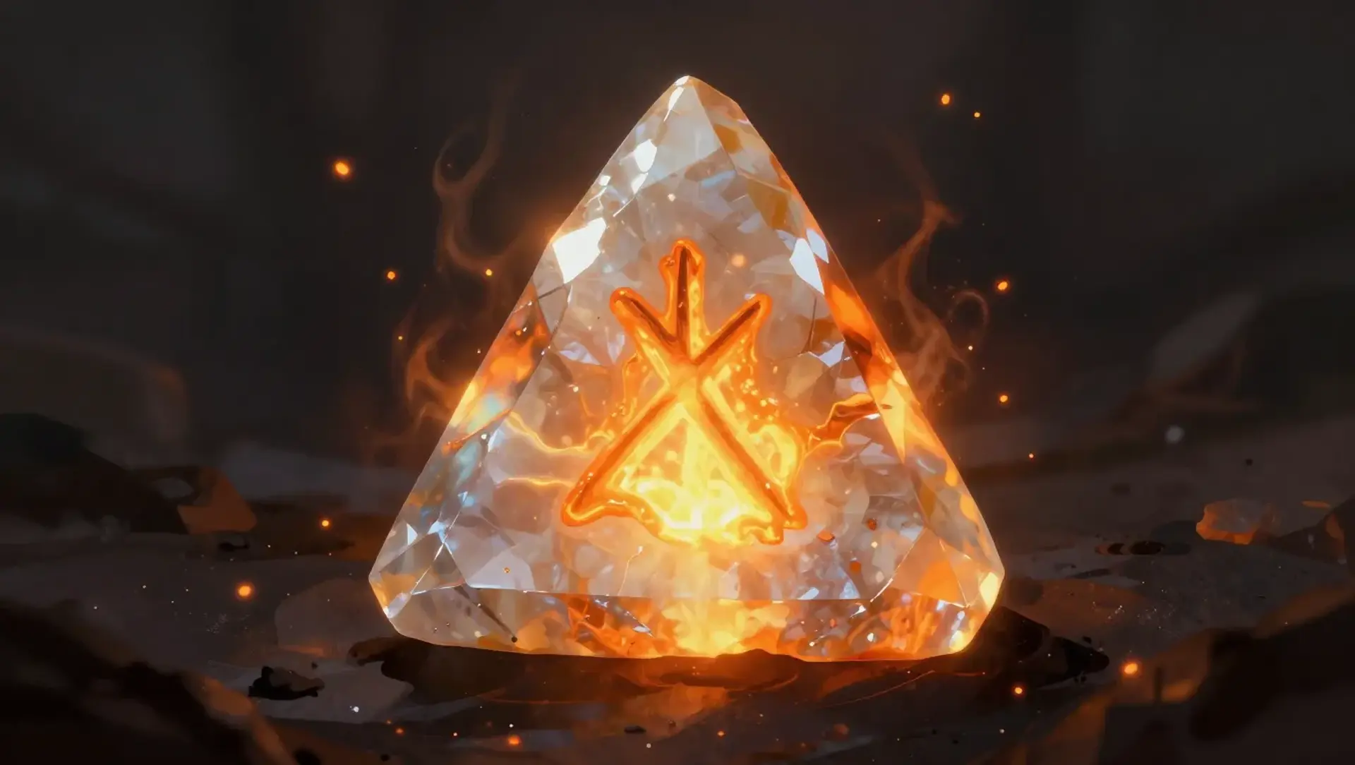 Opal of the Ild Rune | Fantasy Magic Item Generated by CharGen