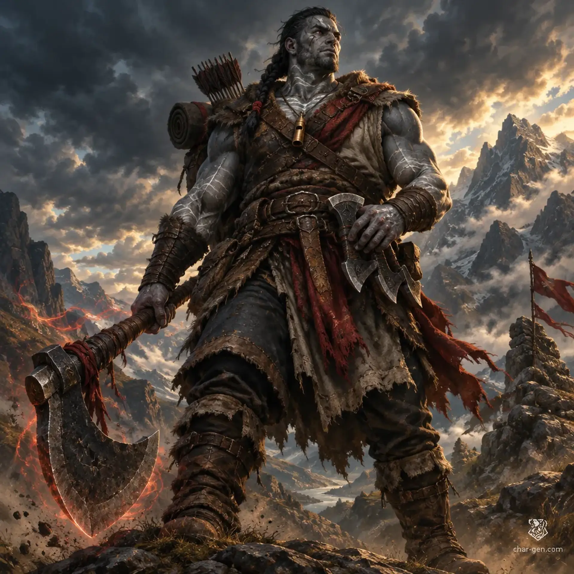 Kargut Taki - AI-generated fantasy Character