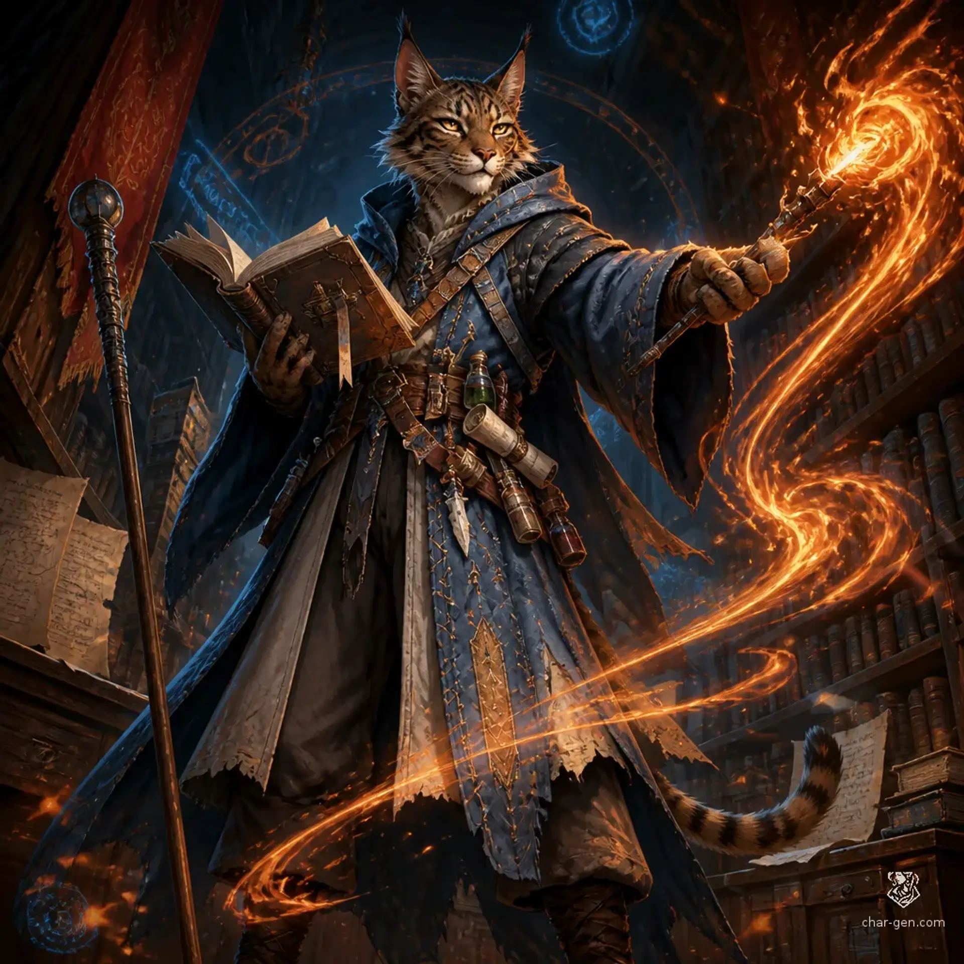 Hare - AI-generated fantasy Character