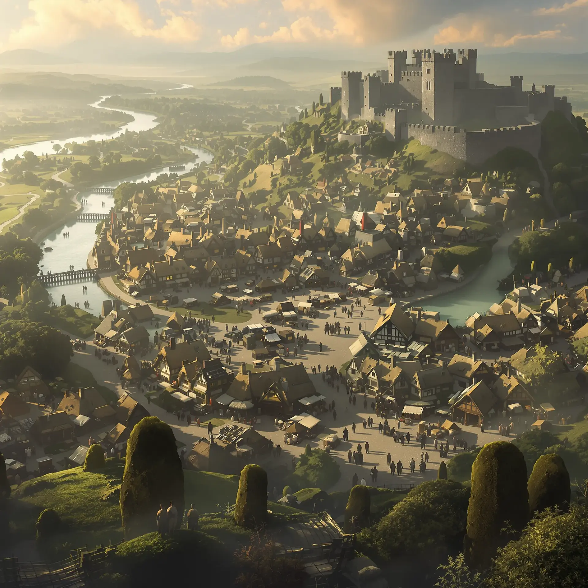 Varyth - AI-generated fantasy Settlement