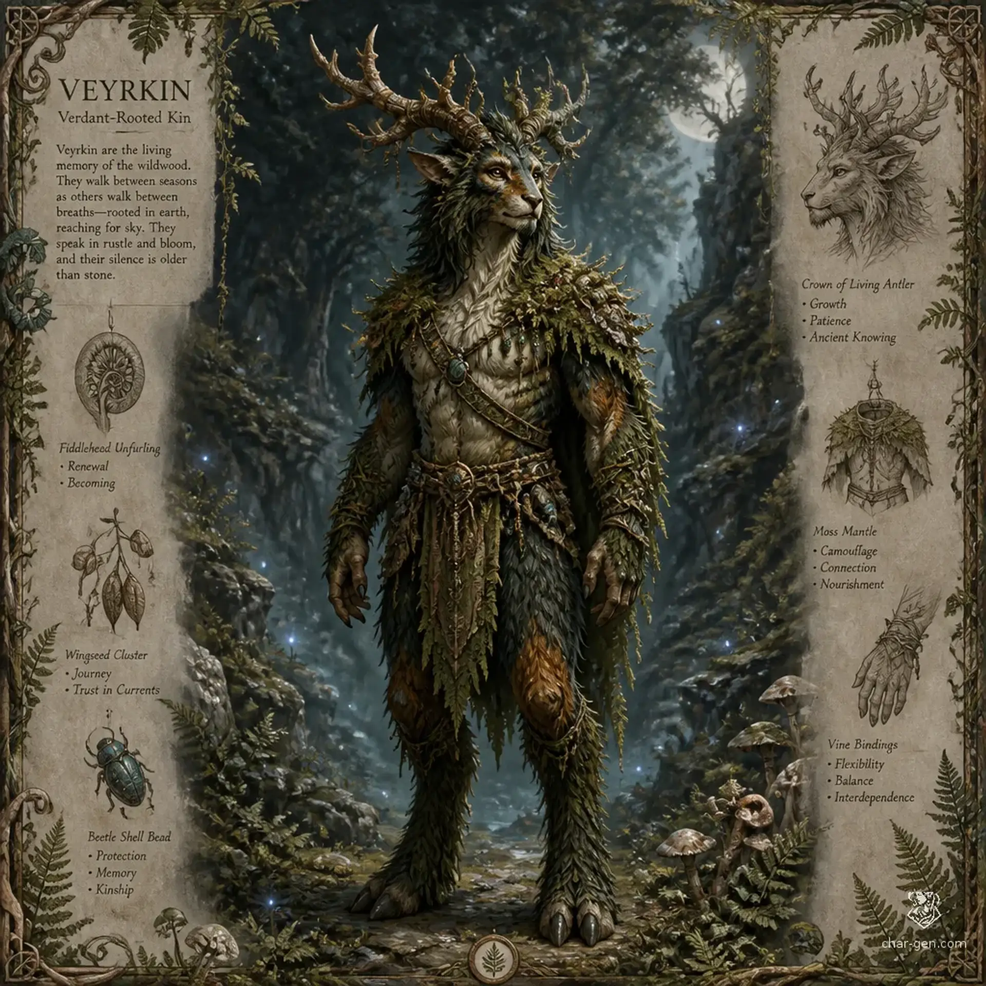 Veyrkin - AI-generated fantasy Species
