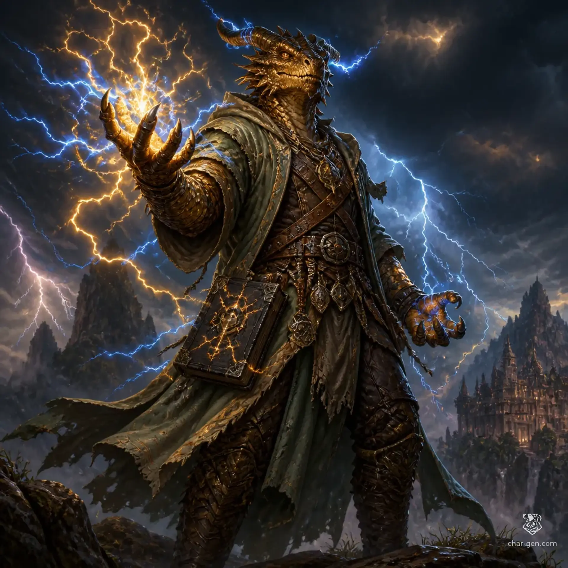 Balasar - AI-generated fantasy Character