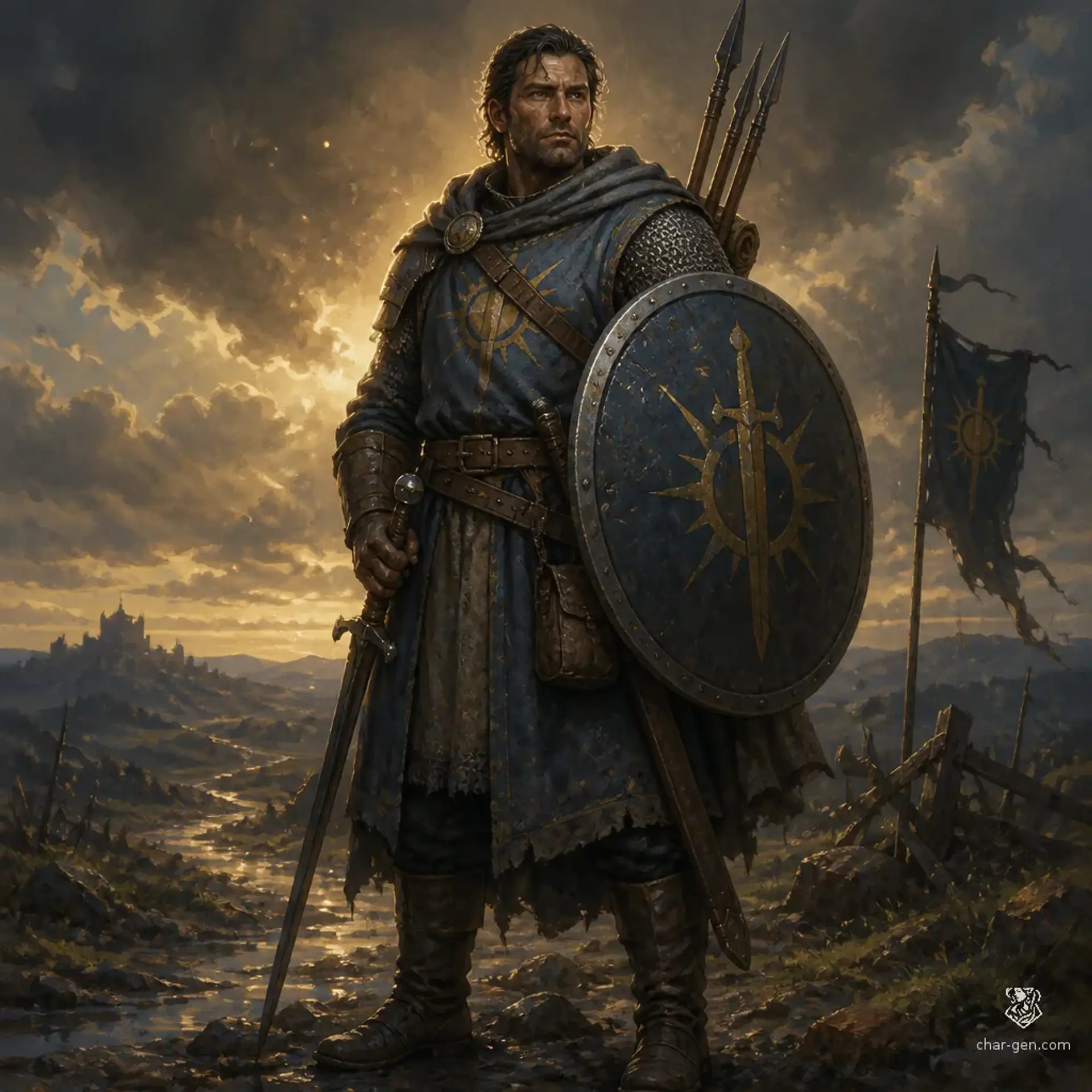 Katik Torgal - AI-generated fantasy Character