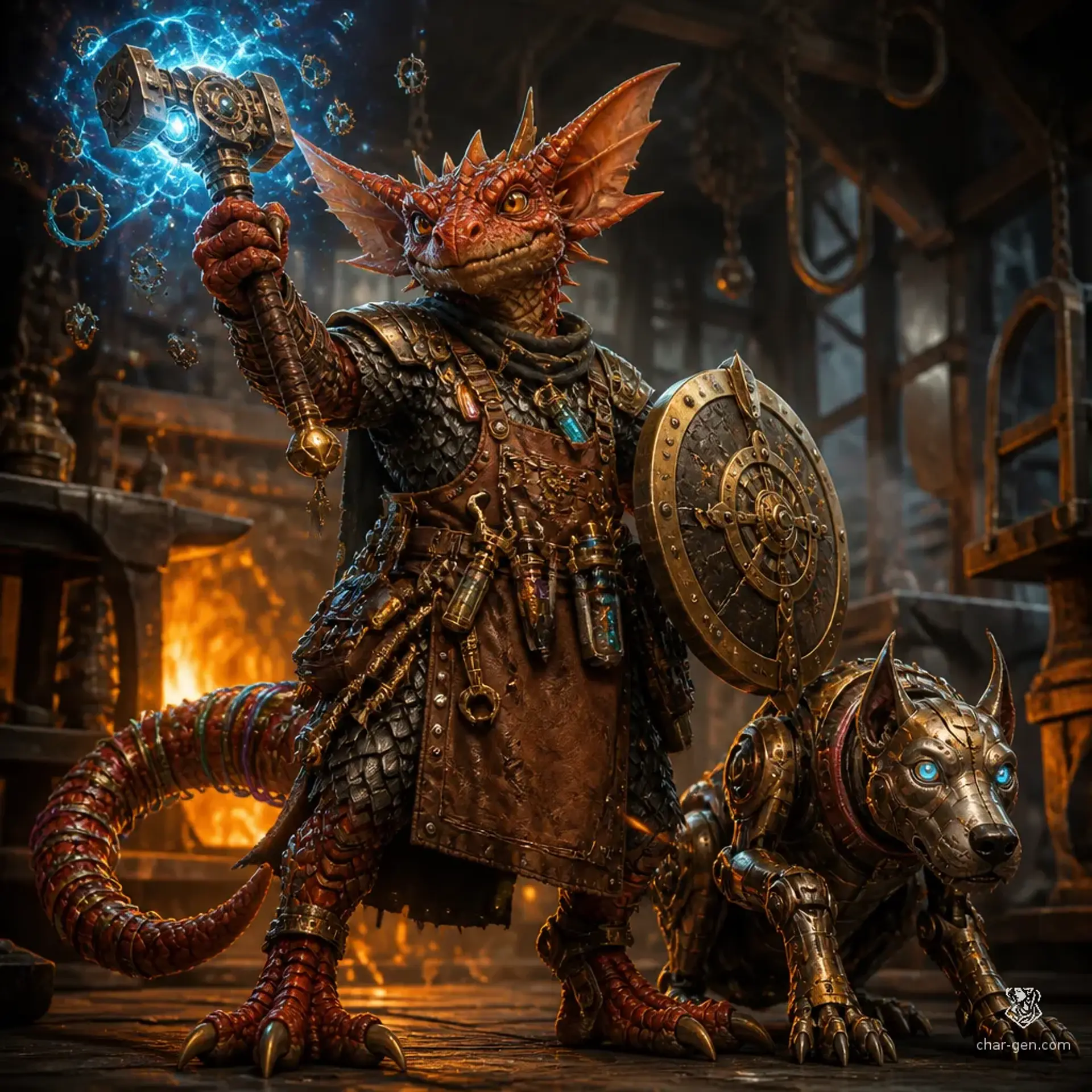 Trixx - AI-generated fantasy Character