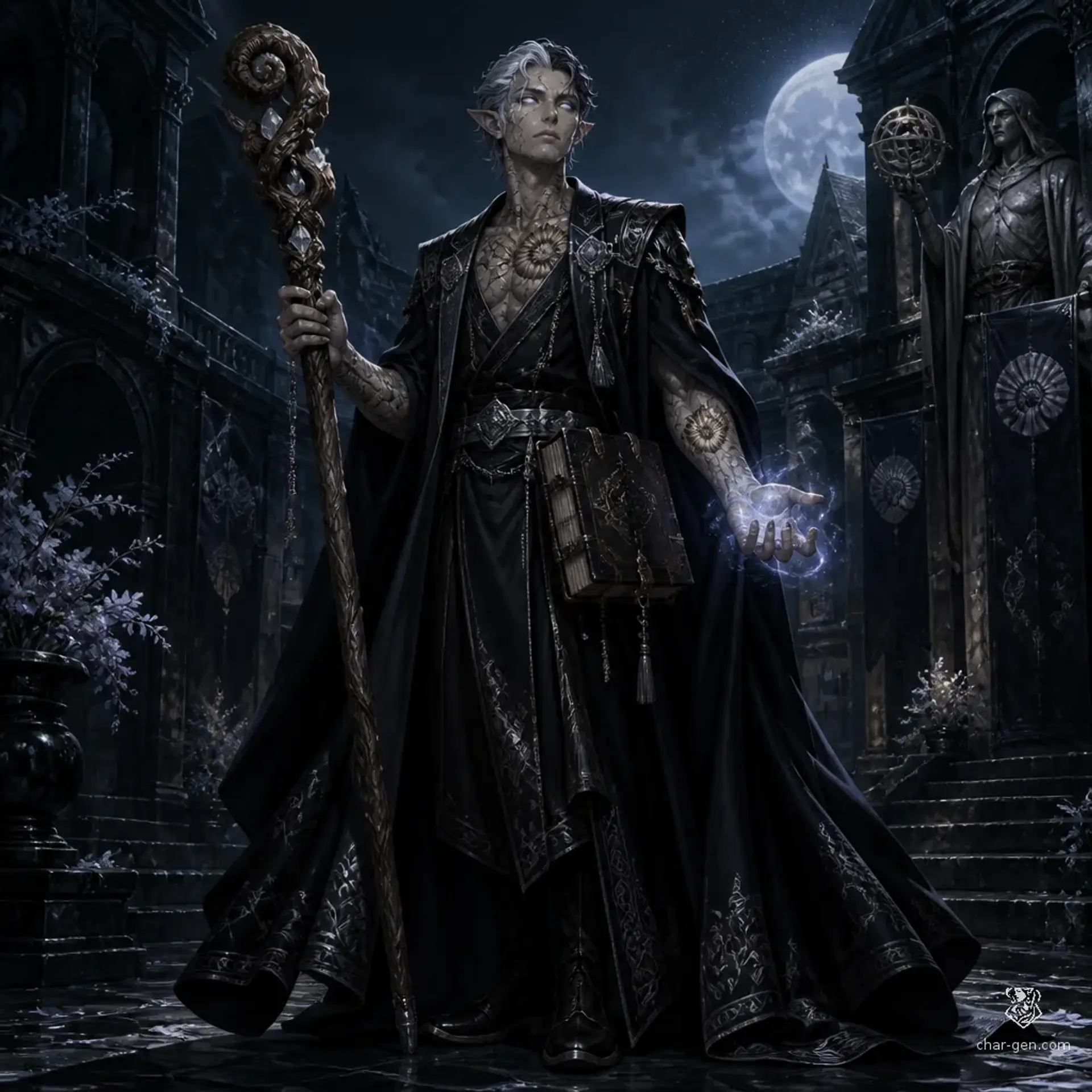 Selmira Vey - AI-generated fantasy Character