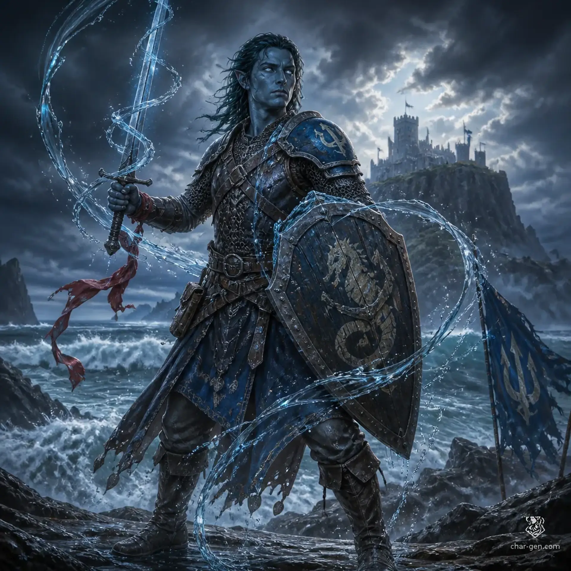 Jiro Slade - AI-generated fantasy Character