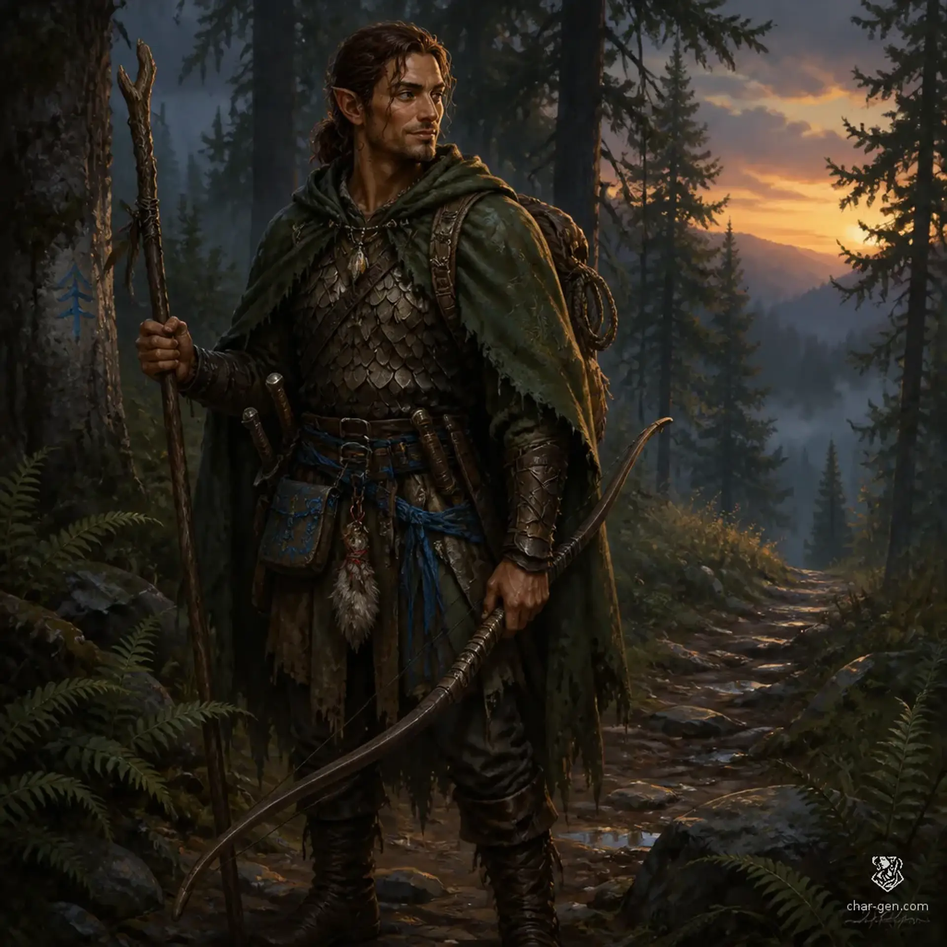 Mirodan Vašek - AI-generated fantasy Character