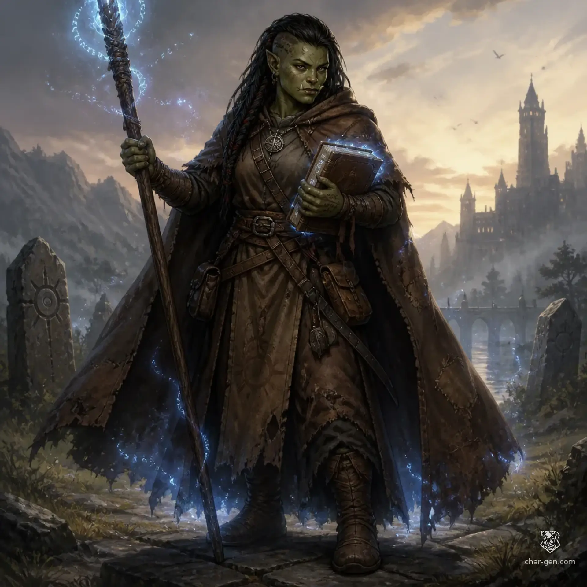 Kezha Mictlan - AI-generated fantasy Character
