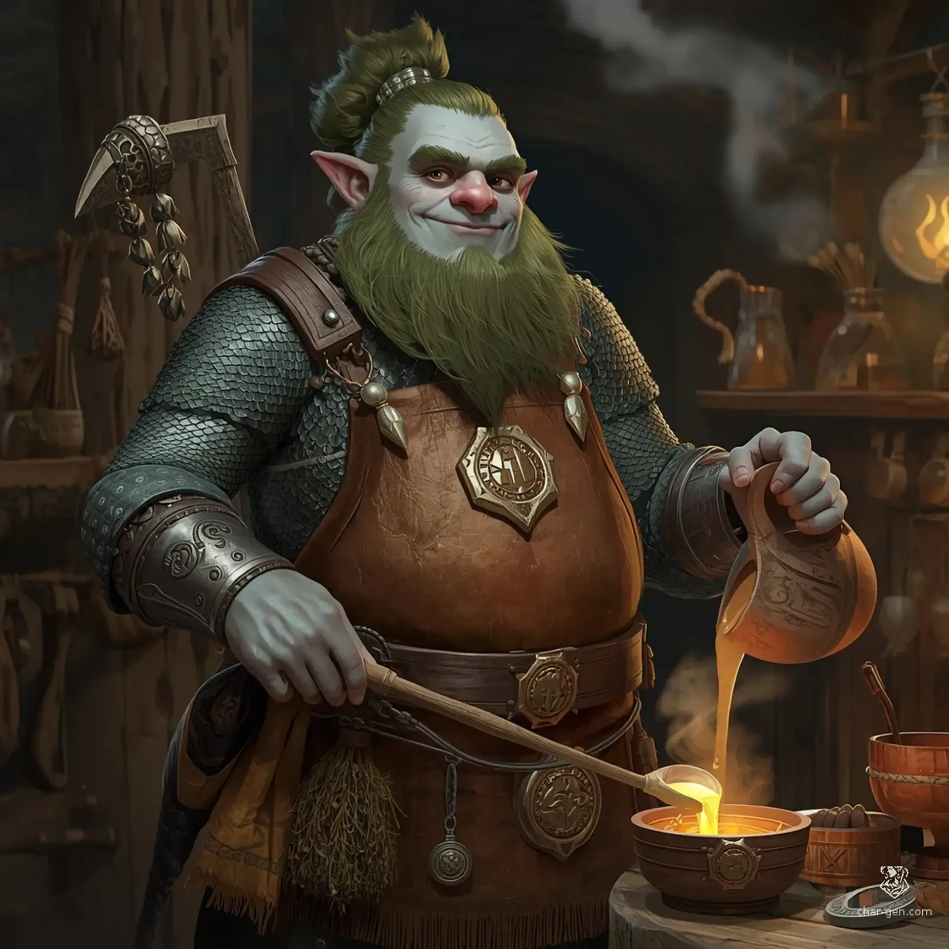 Fren Chef - AI-generated fantasy Character