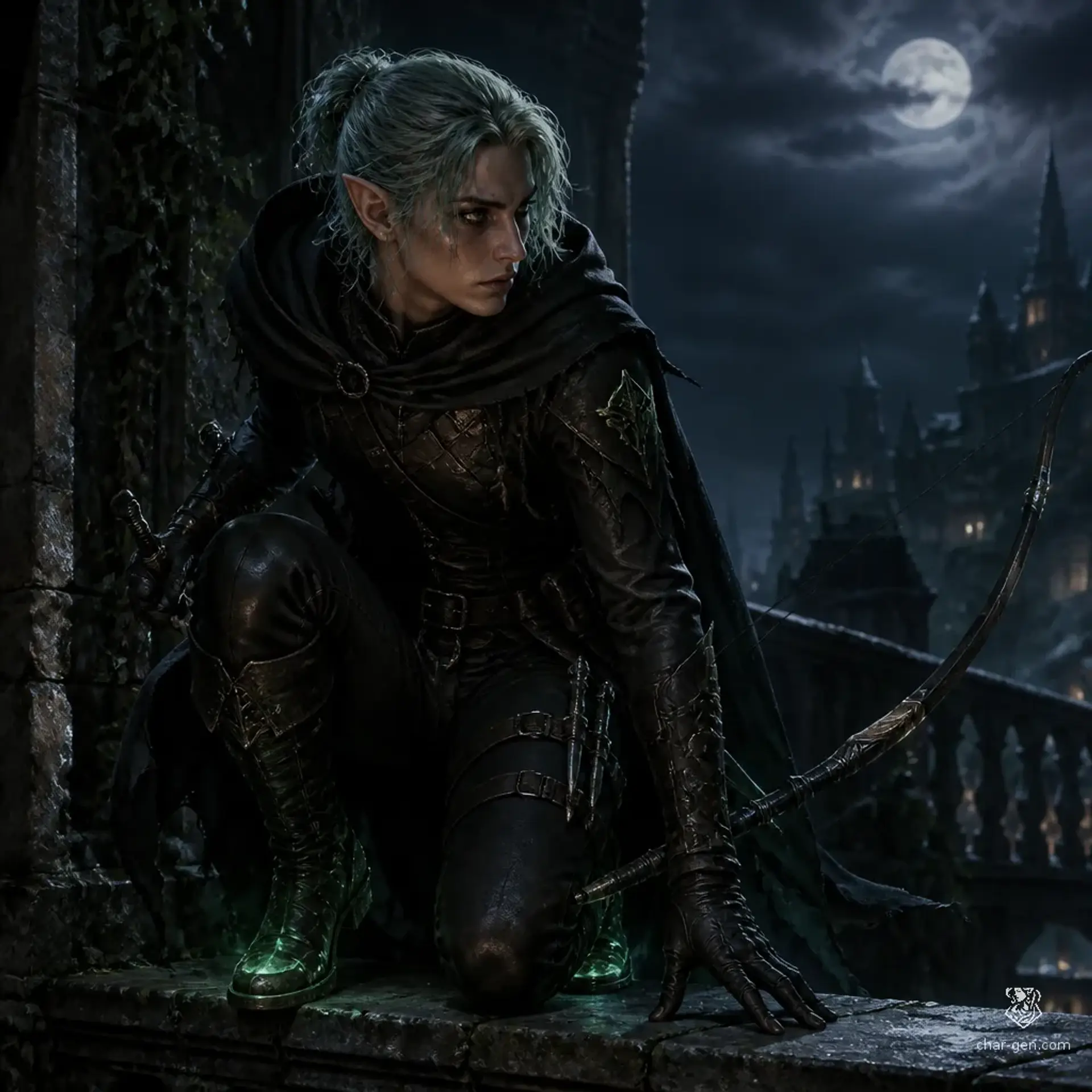 Veylin Thistledown - AI-generated fantasy Character