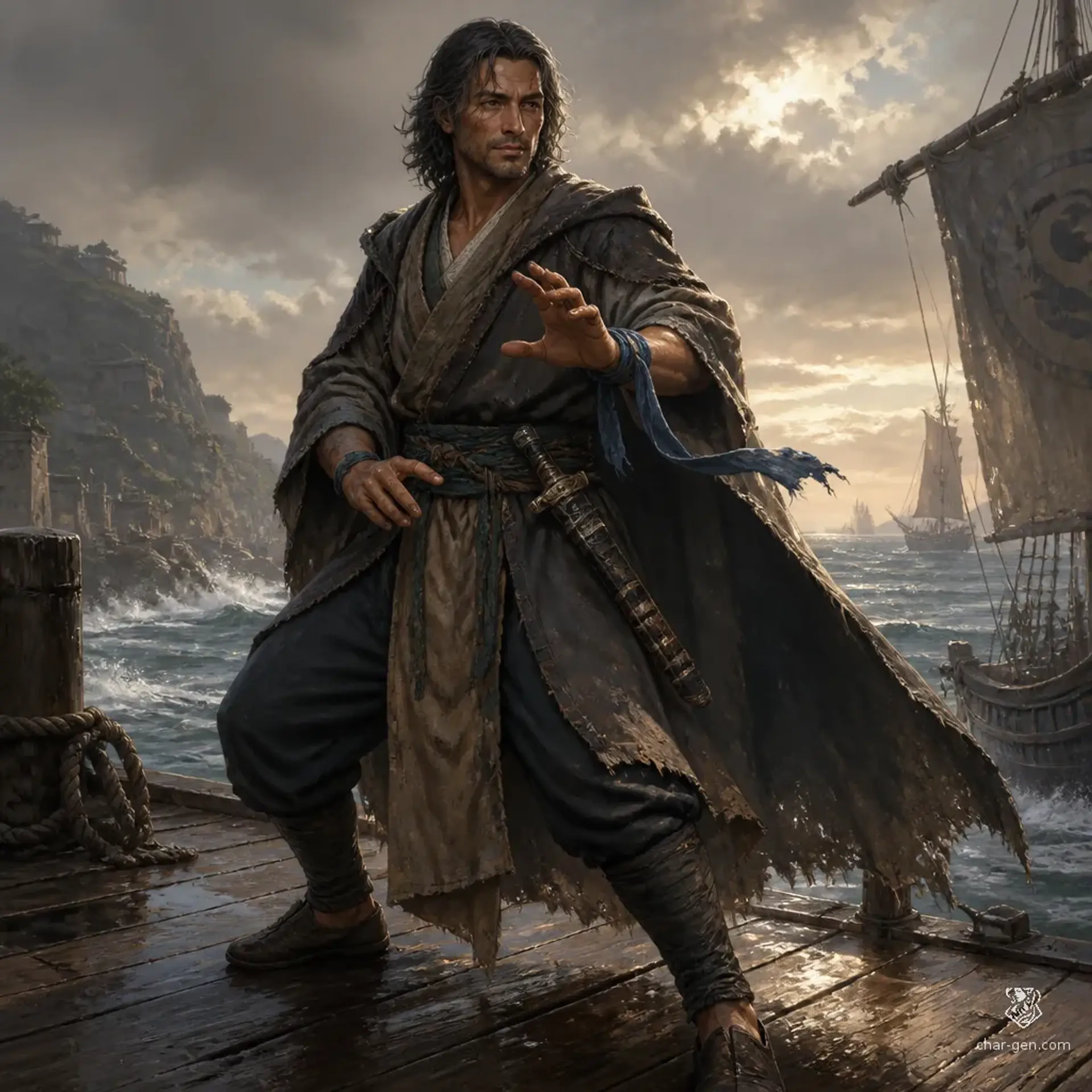 Mallen - AI-generated fantasy Character