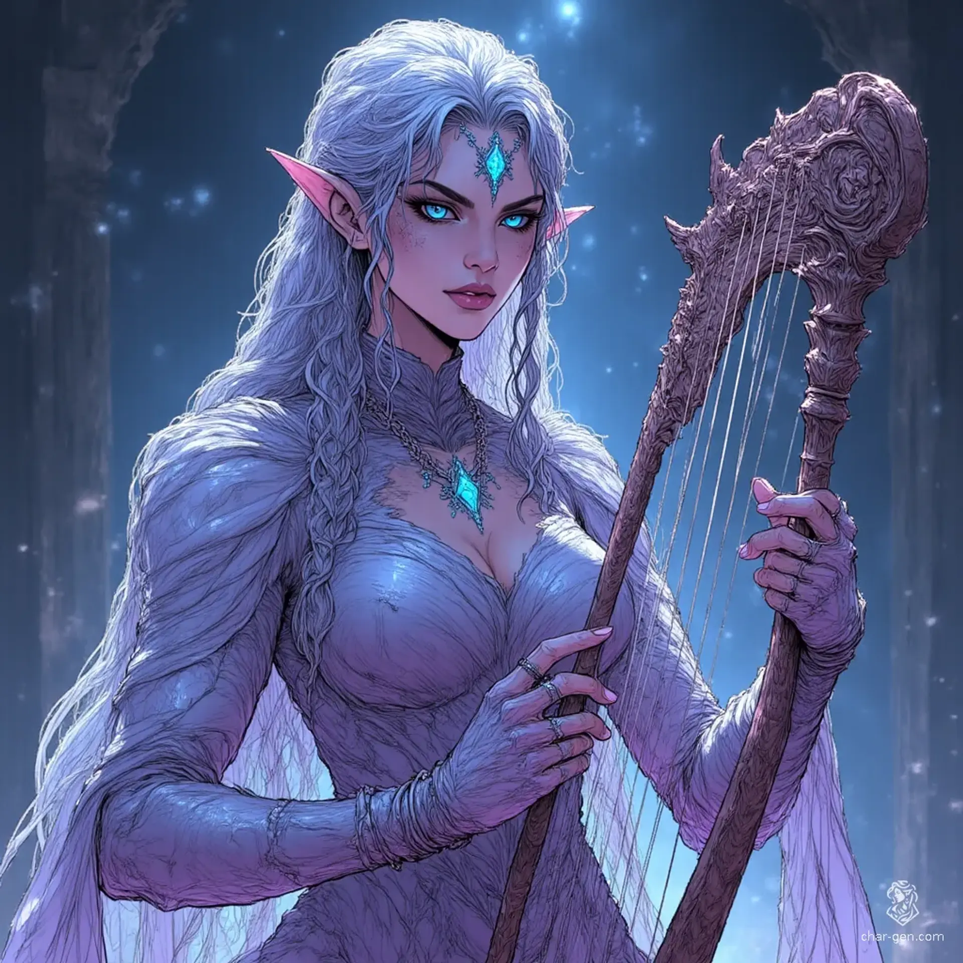 Shethra Lys - AI-generated fantasy NPC