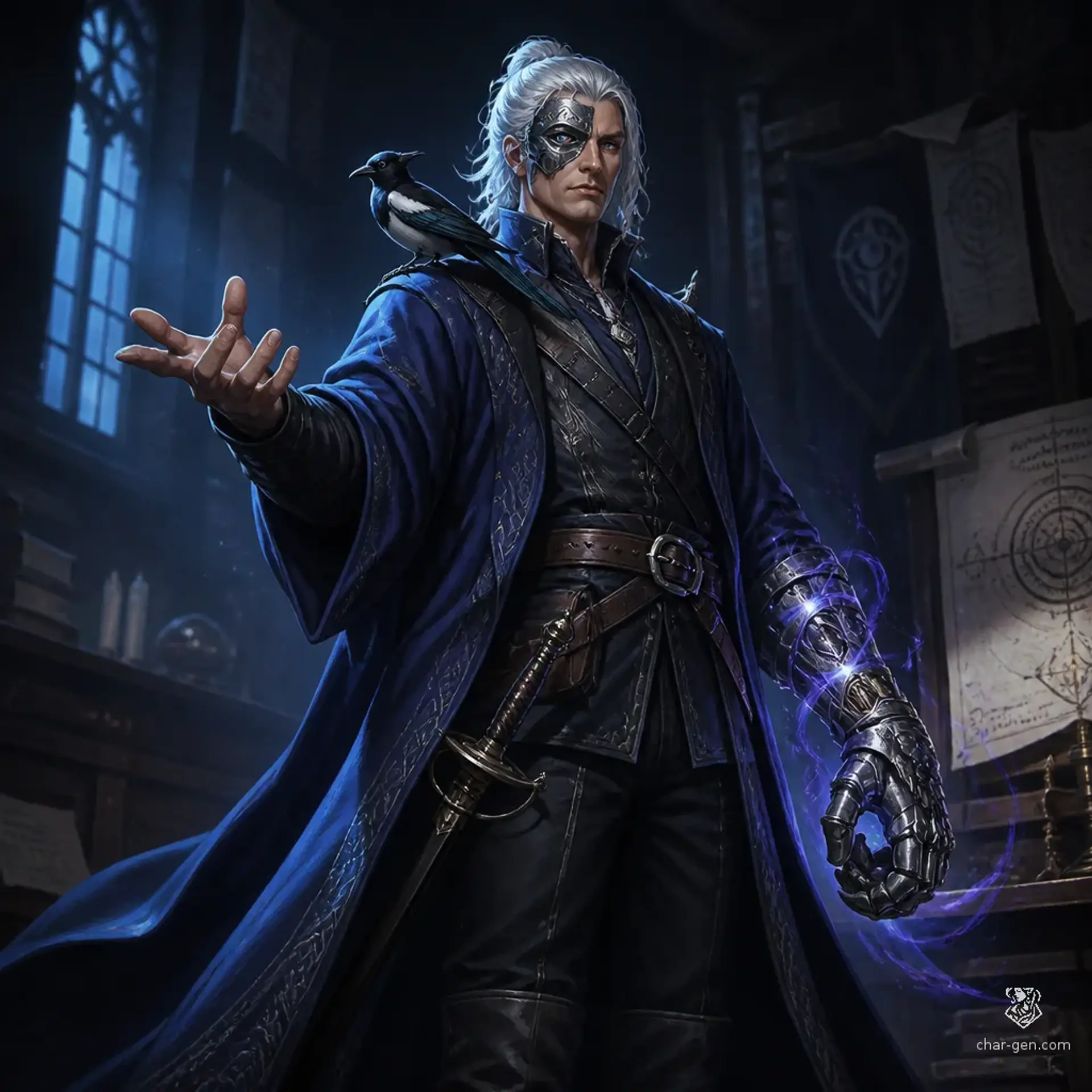 Eric Picard - AI-generated fantasy Character