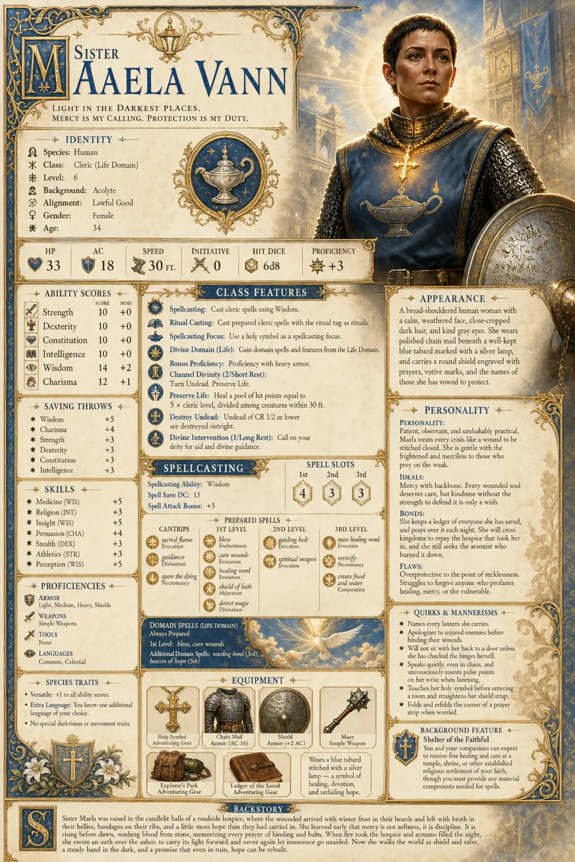 Character Sheet