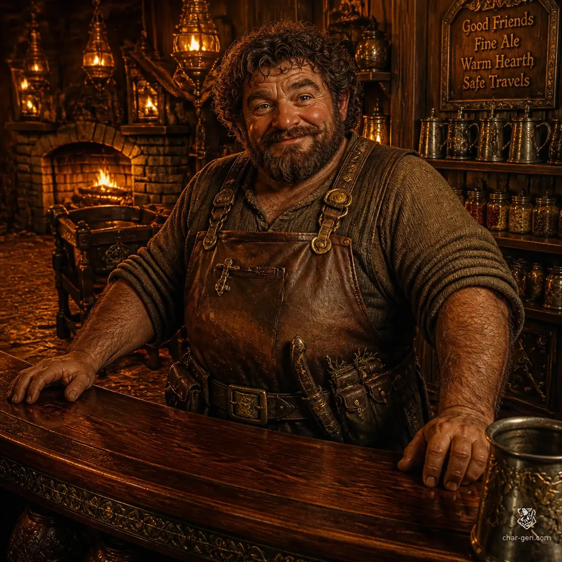 The Handler's Rest - AI-generated fantasy Tavern