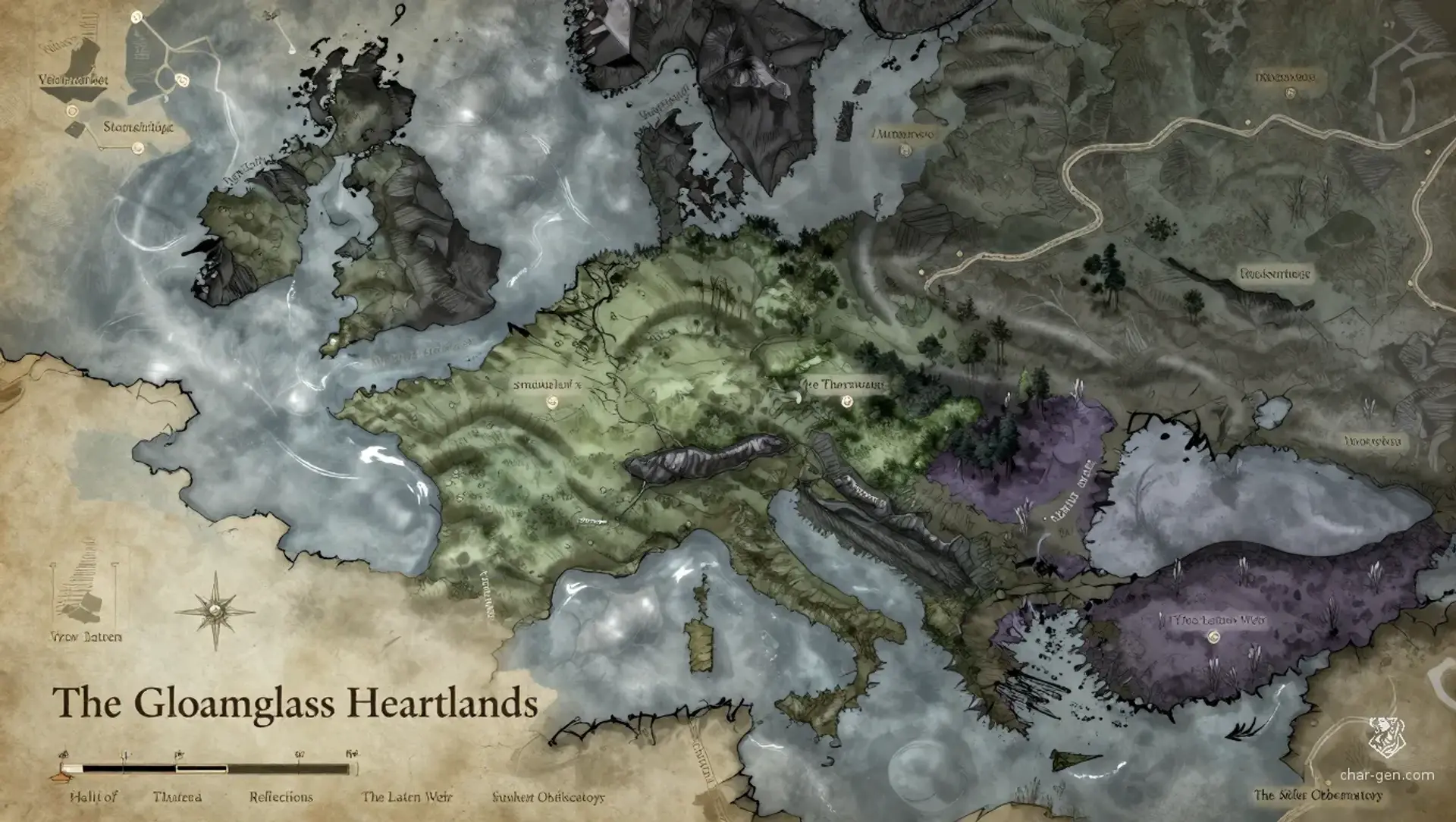 The Gloamglass Heartlands