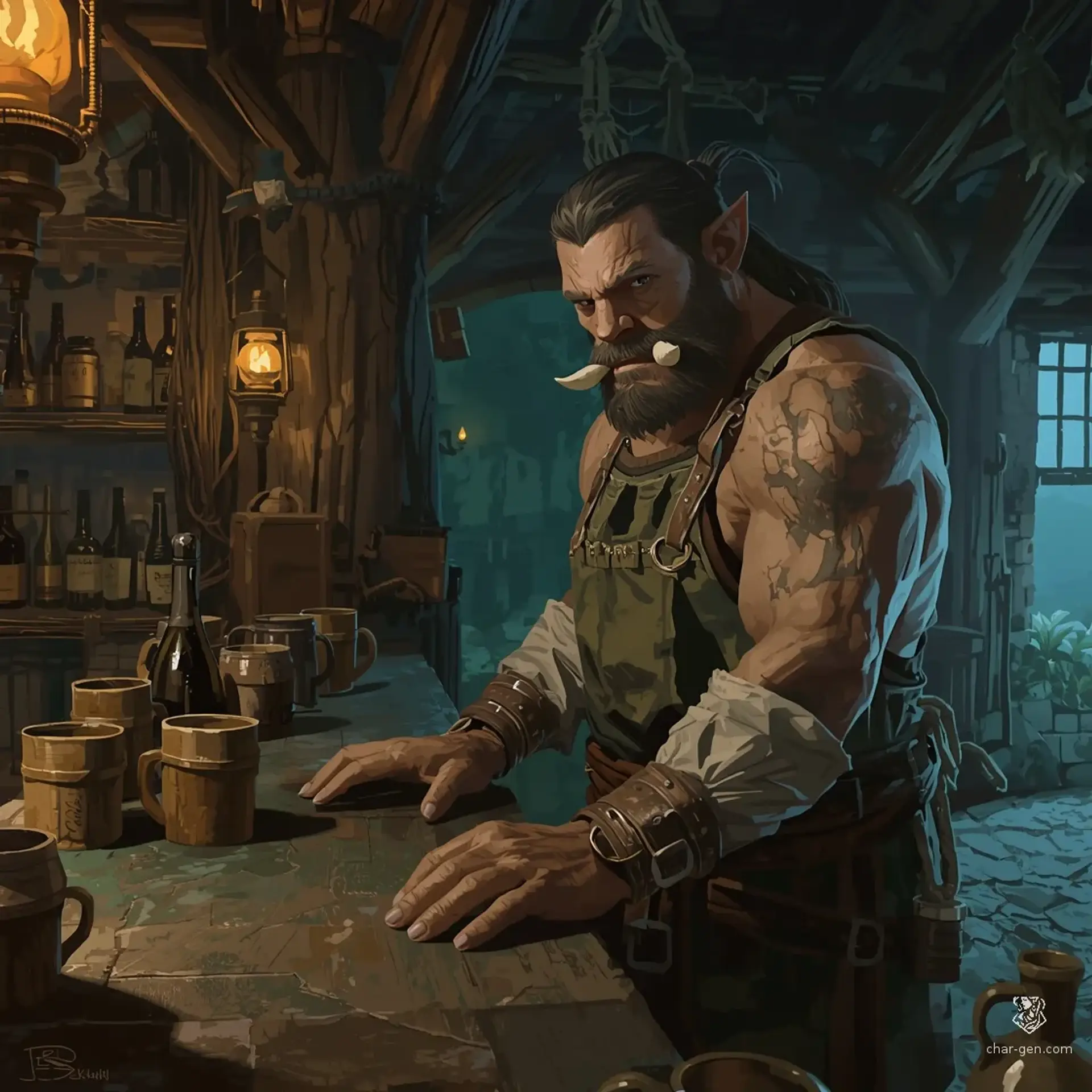 The Barnacle Breach - AI-generated fantasy Tavern
