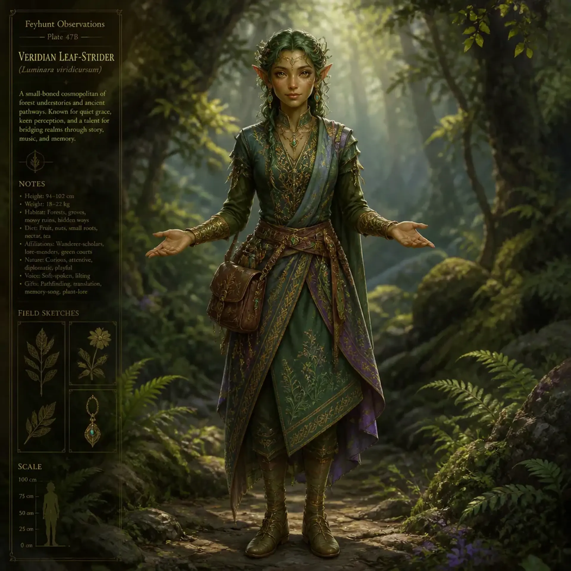 Cyaan - AI-generated fantasy Species