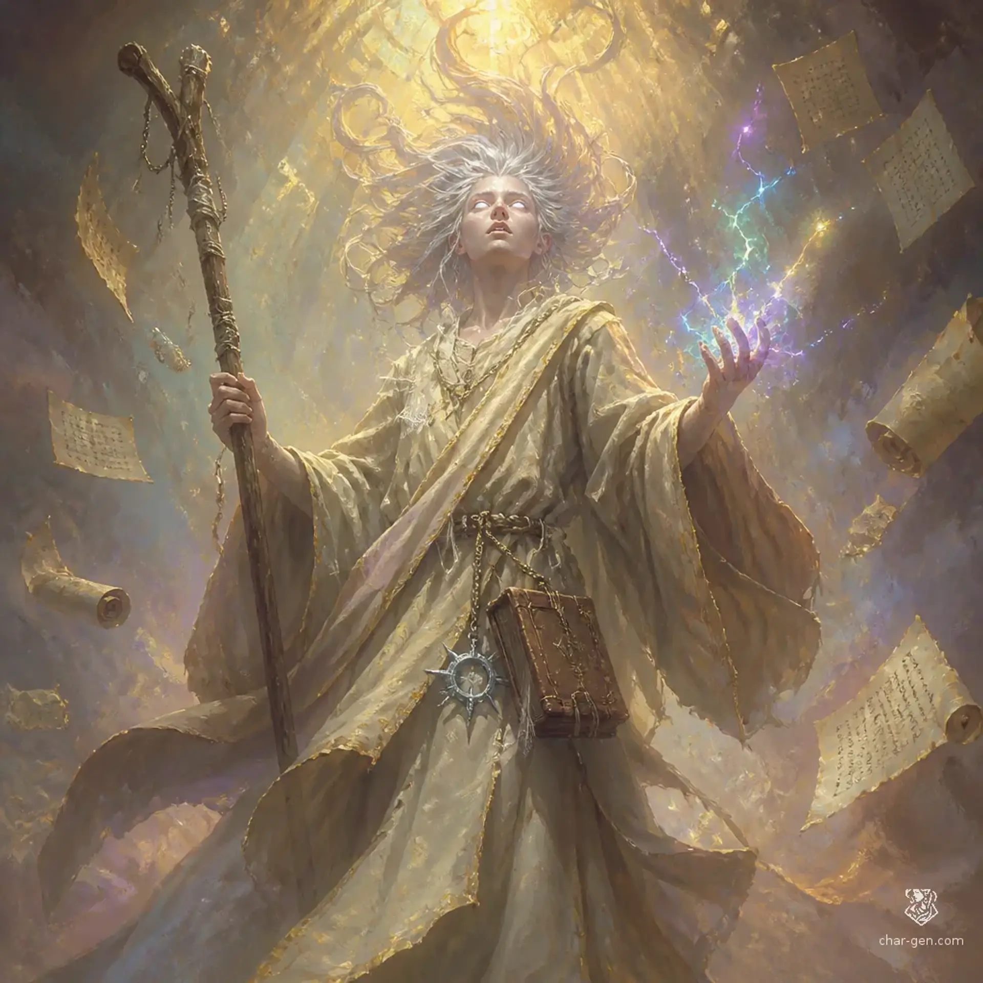 Kaelen Dawnbright - AI-generated fantasy Character