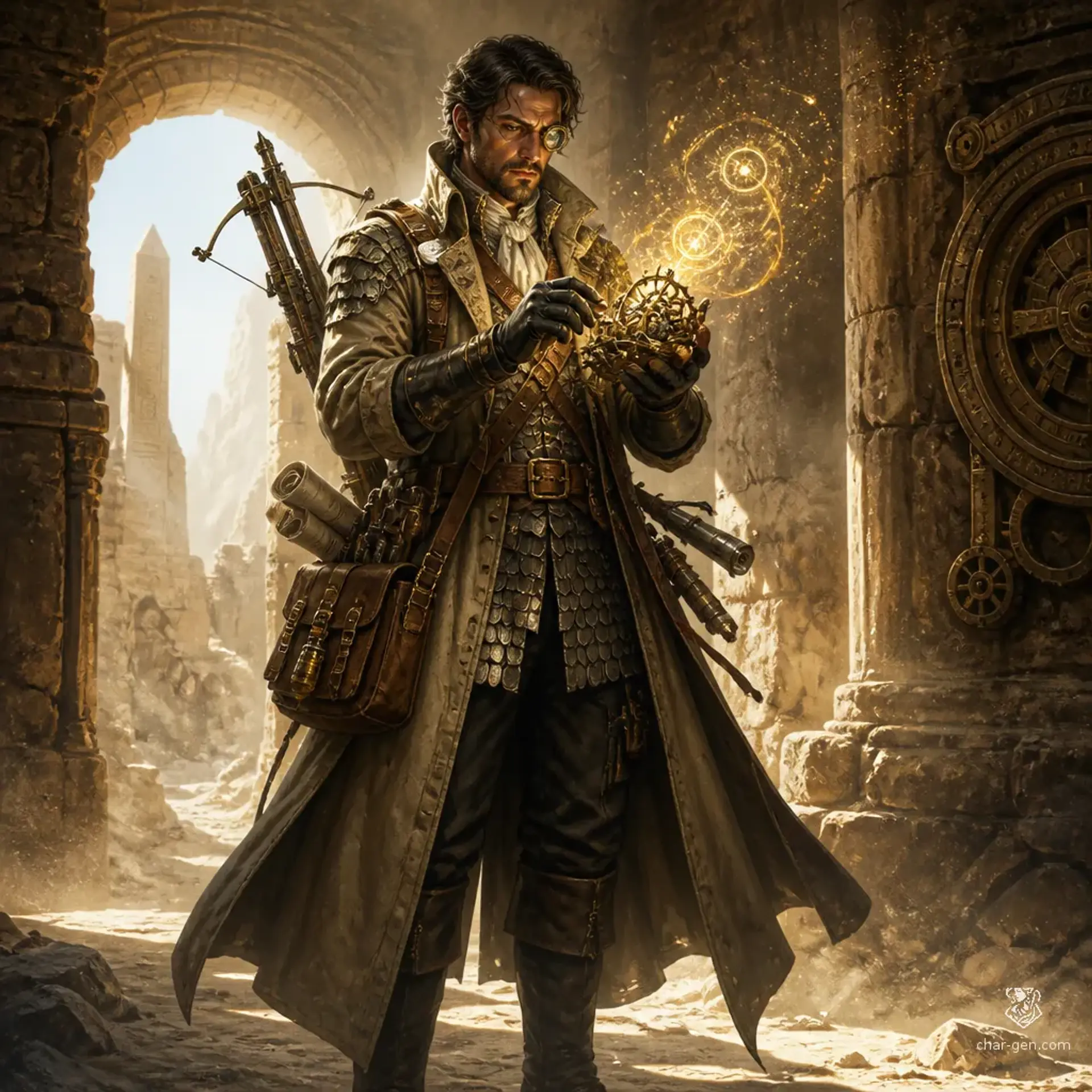 Howard Carter - AI-generated fantasy Character
