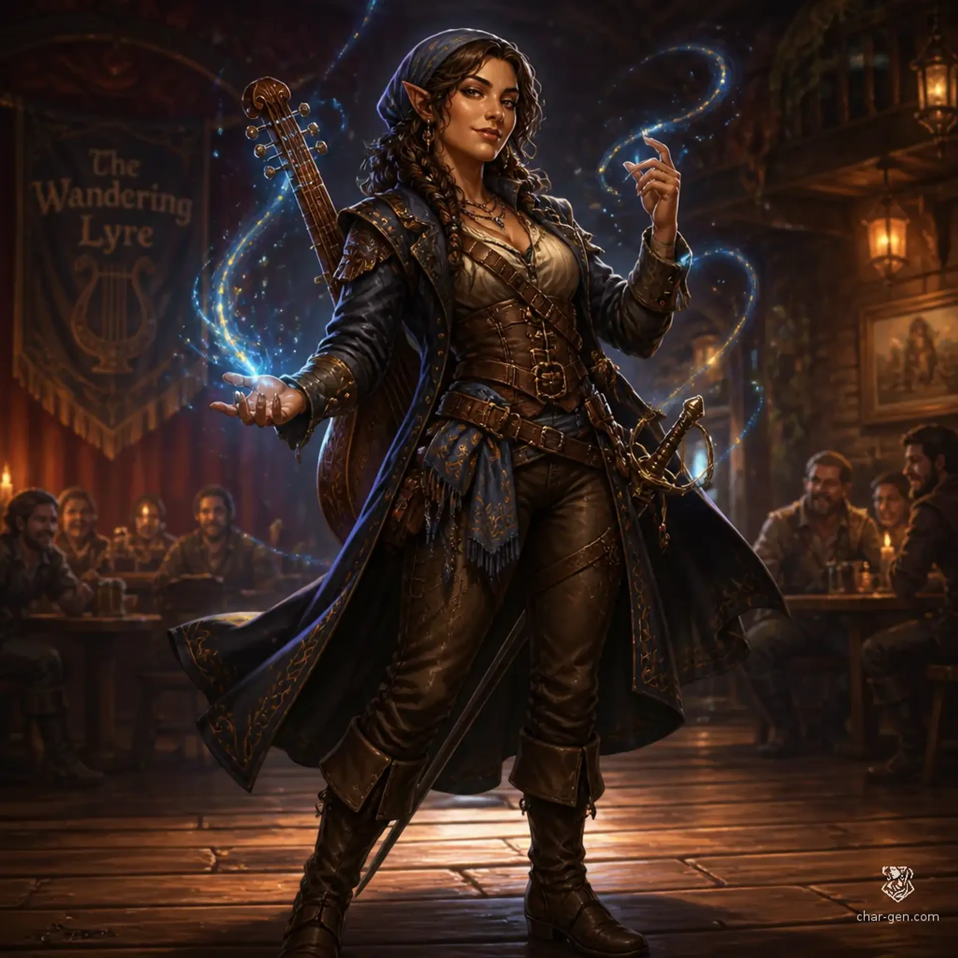 Mariam Gvelesiani - AI-generated fantasy Character