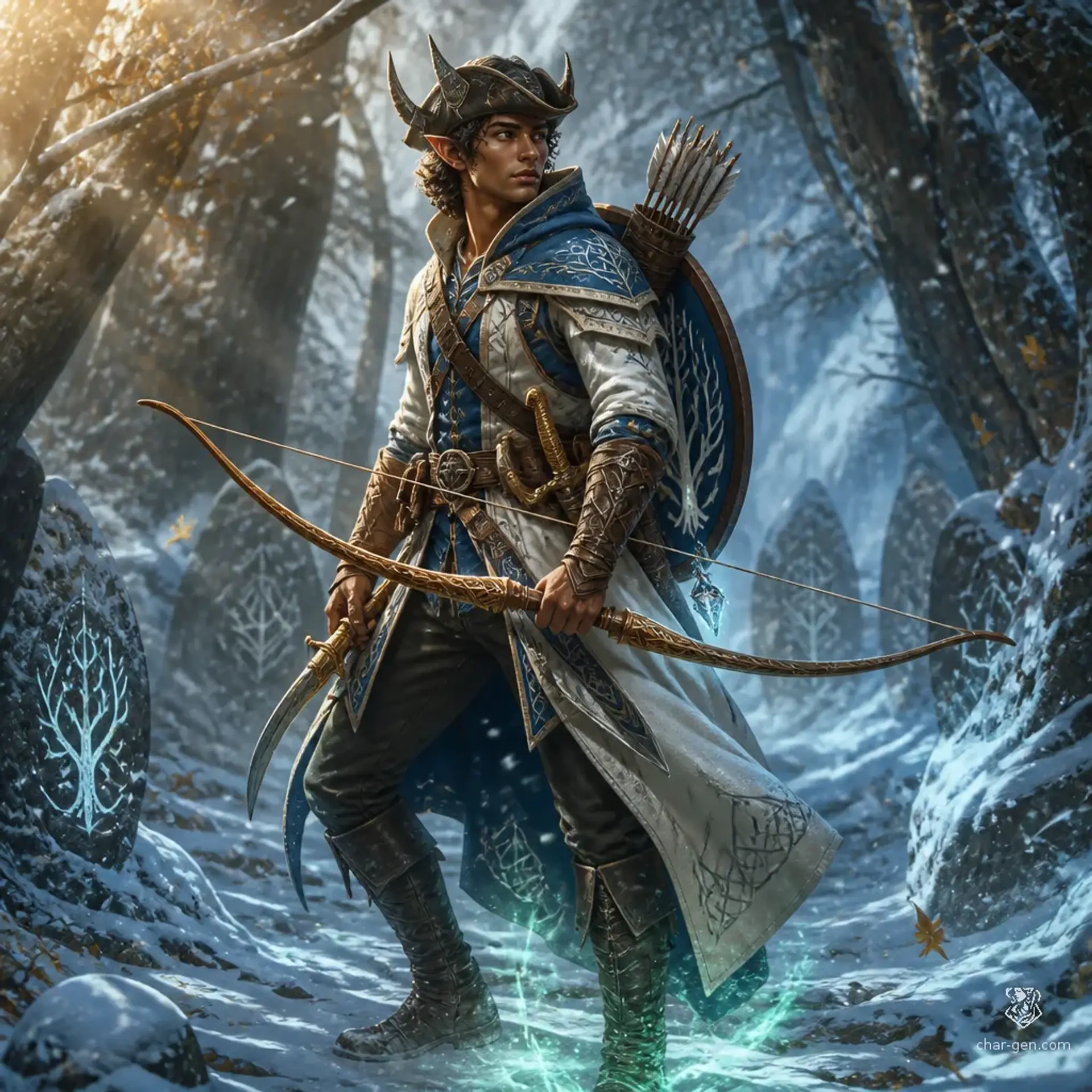 Tavren Óchal - AI-generated fantasy Character
