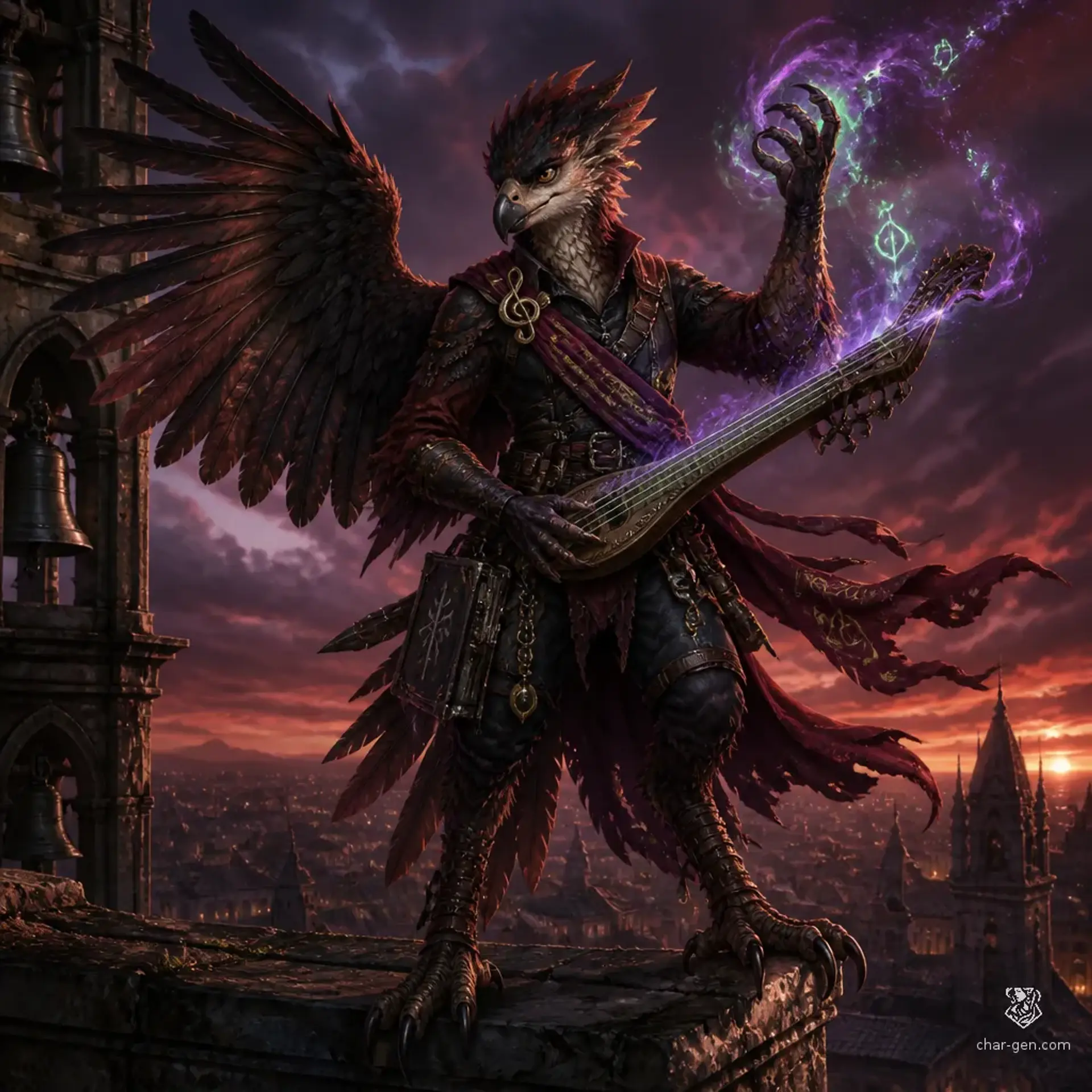 Flock - AI-generated fantasy Character