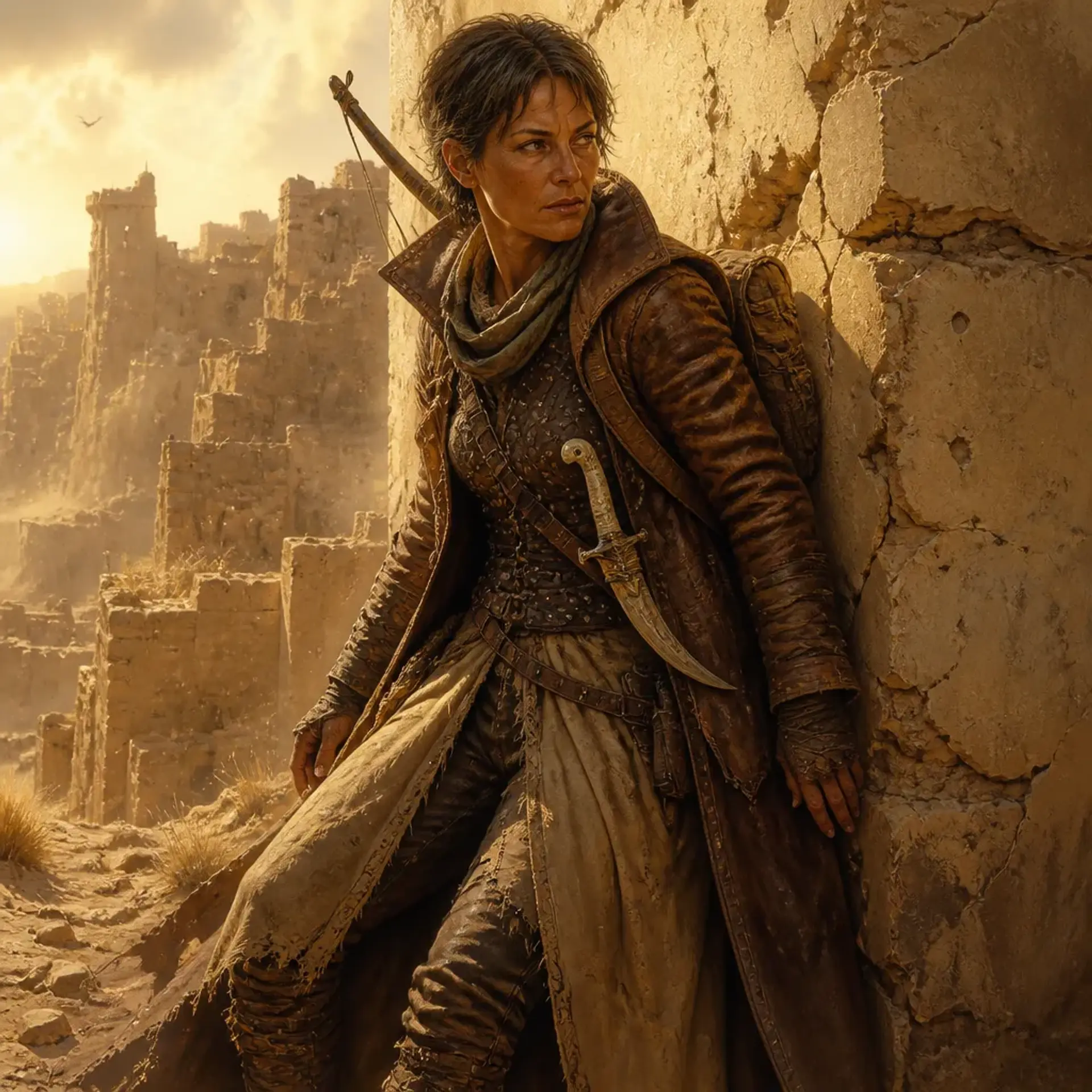 Morgan - AI-generated fantasy Character