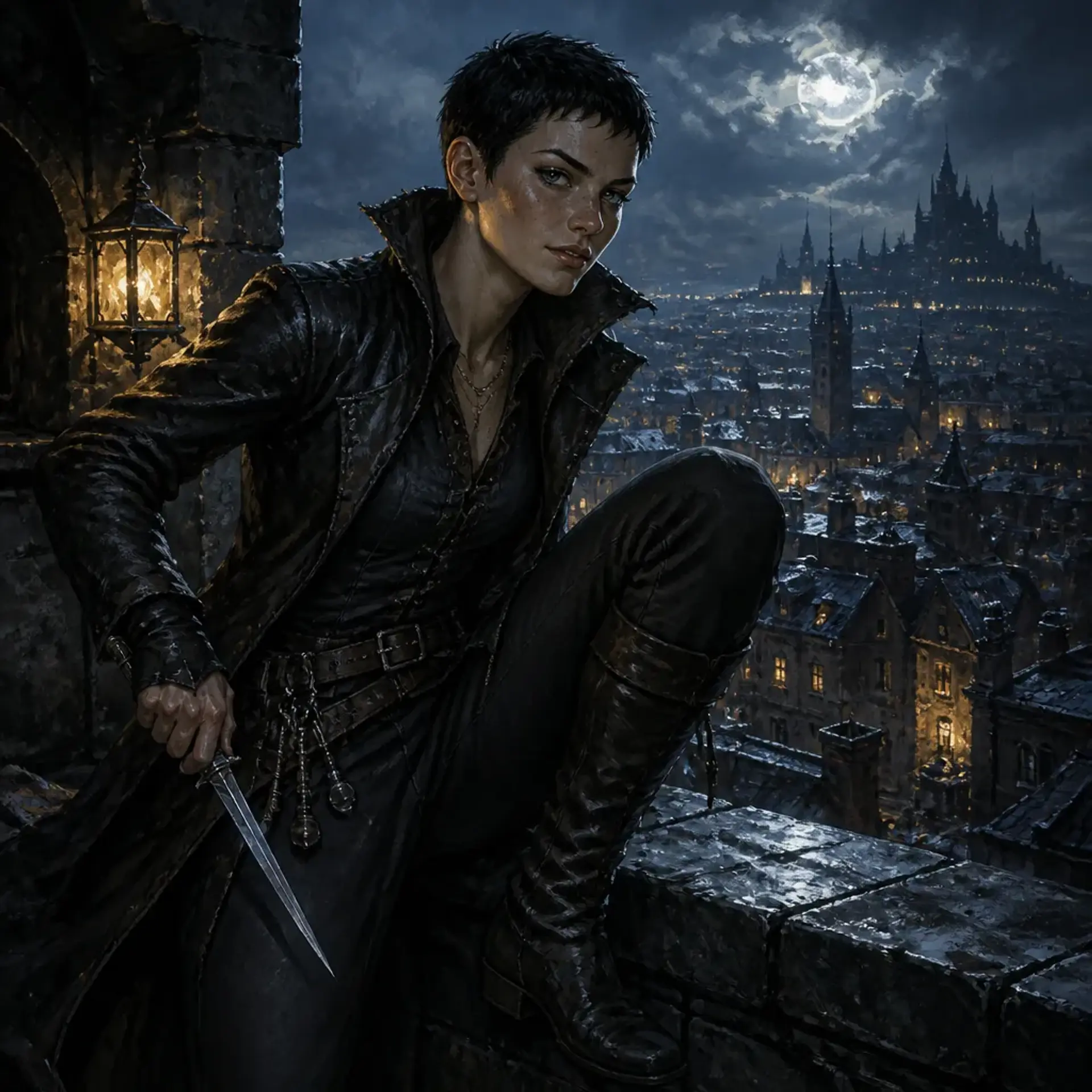 Eris - AI-generated fantasy Character