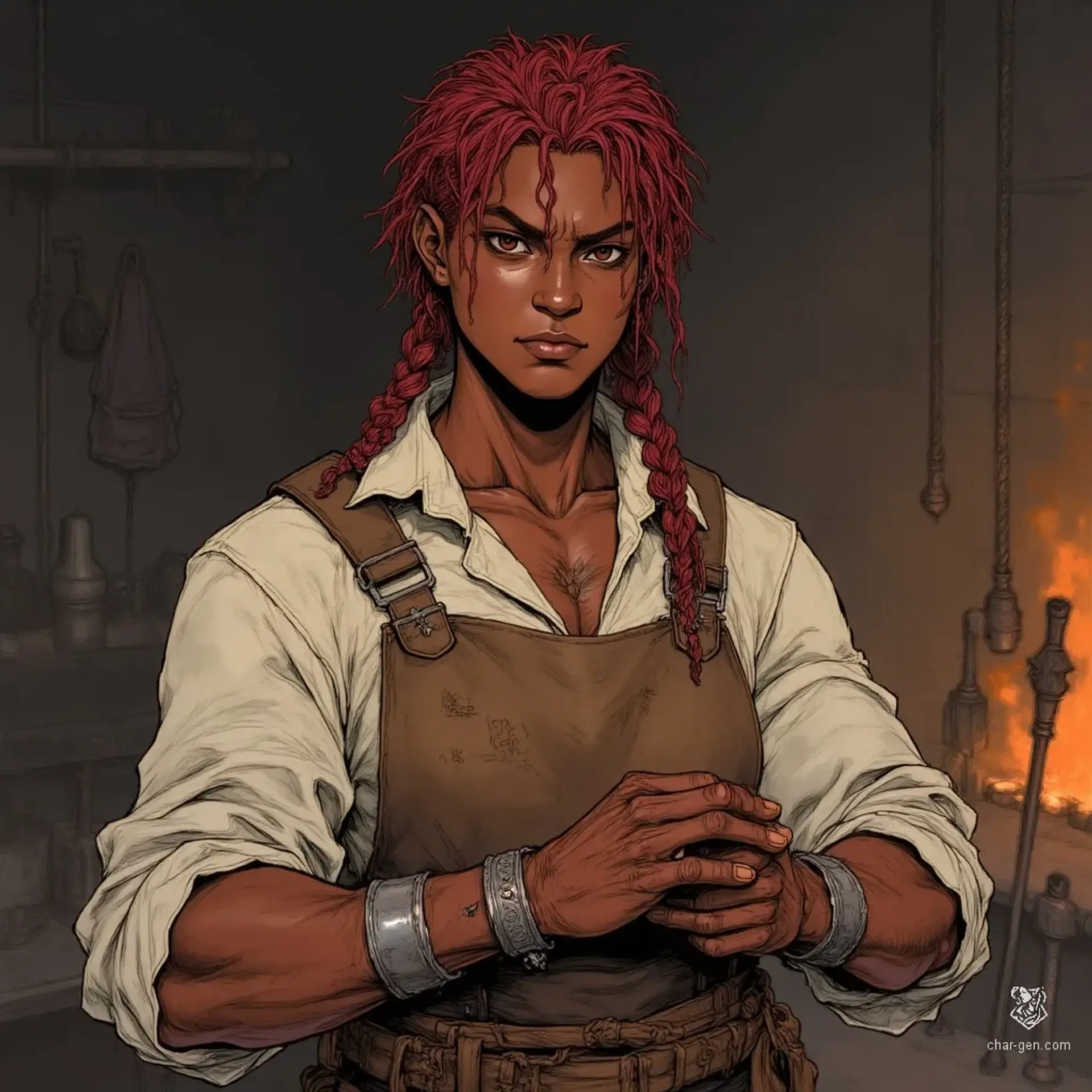 Nila Ketu - AI-generated fantasy NPC