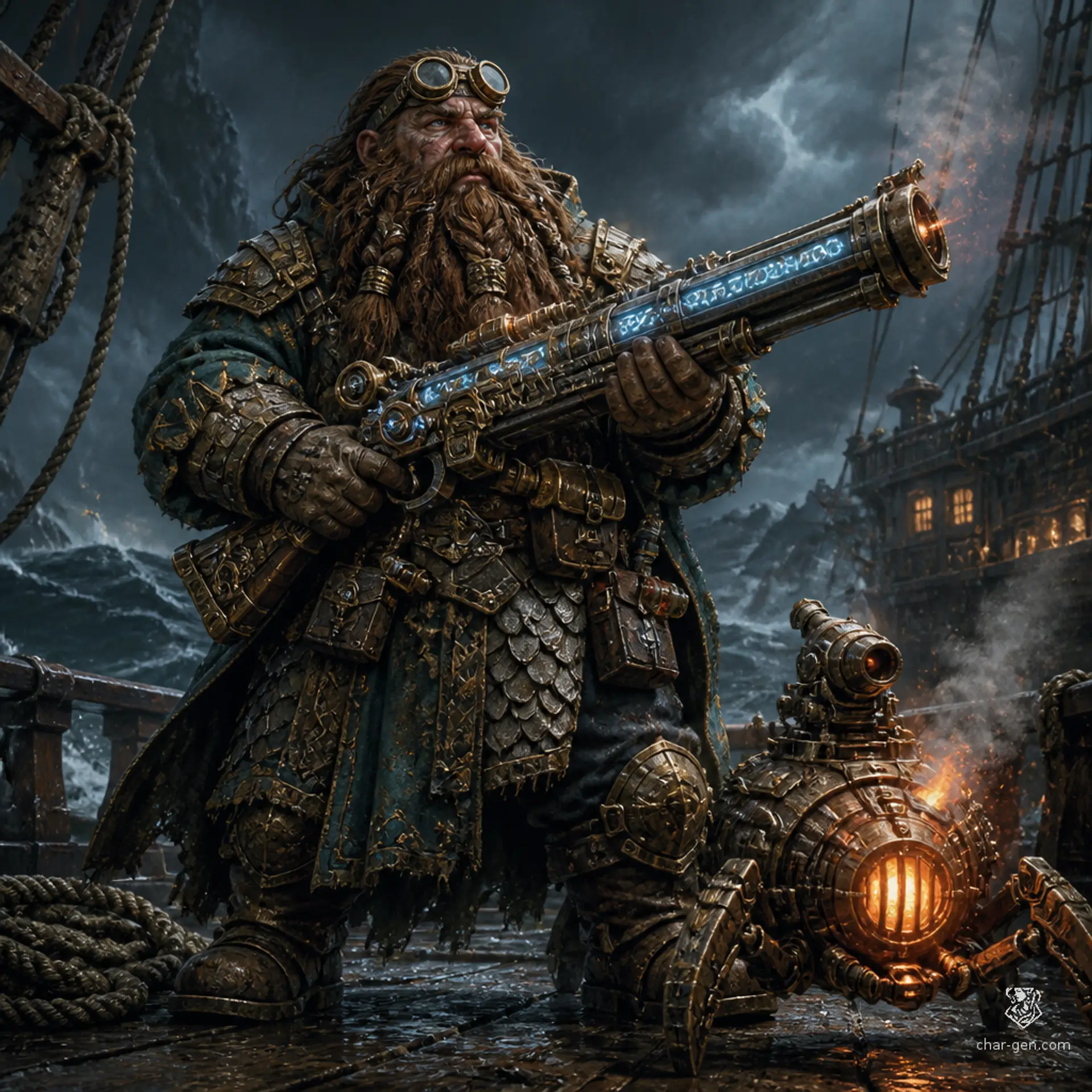 Orsik - AI-generated fantasy Character