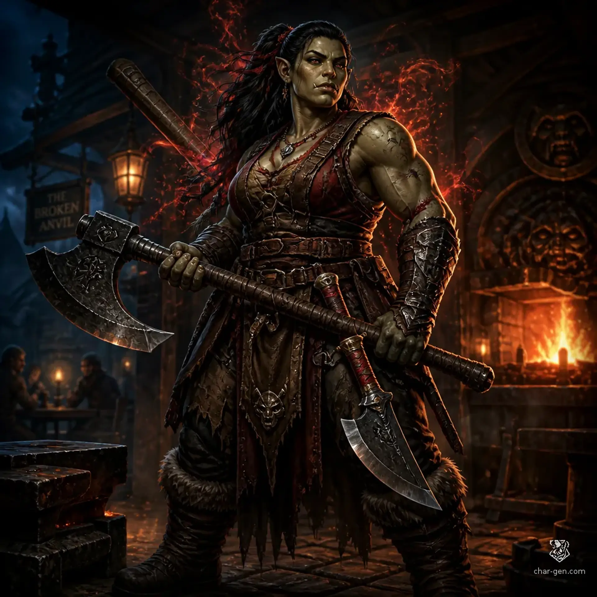 Minnie SmallCreek - AI-generated fantasy Character