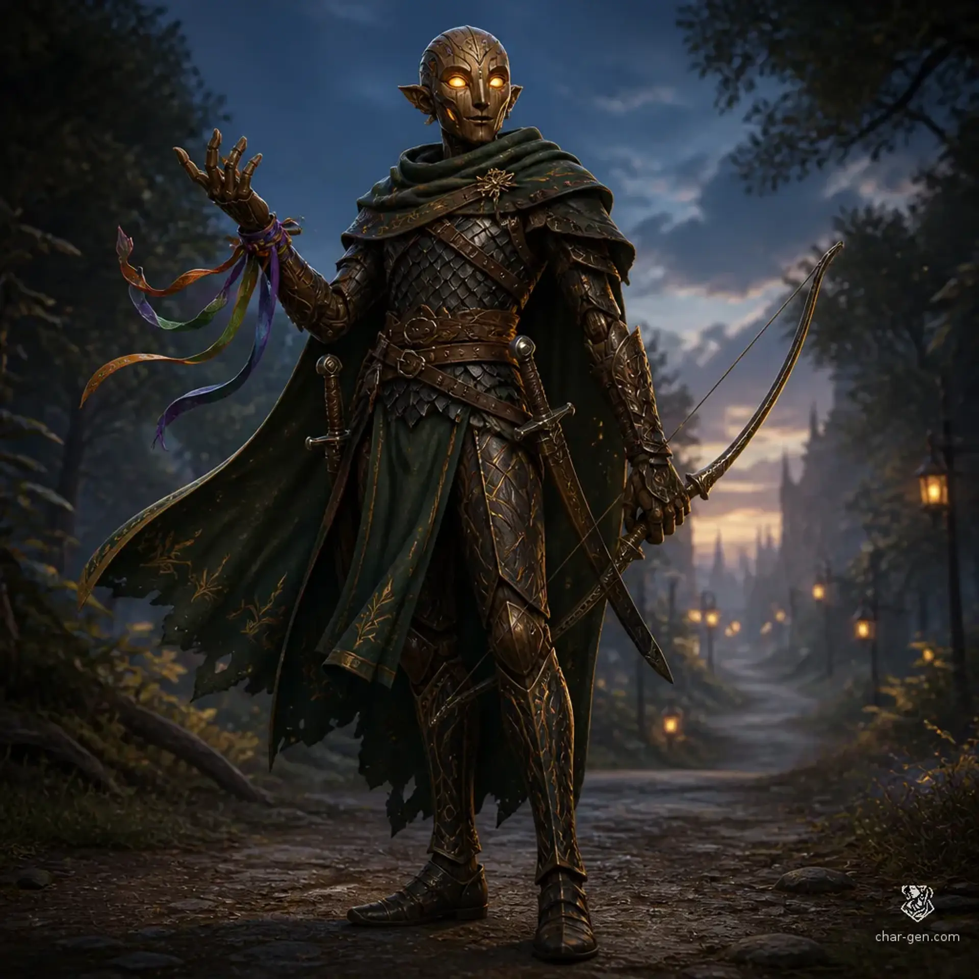 Pathfinder - AI-generated fantasy Character
