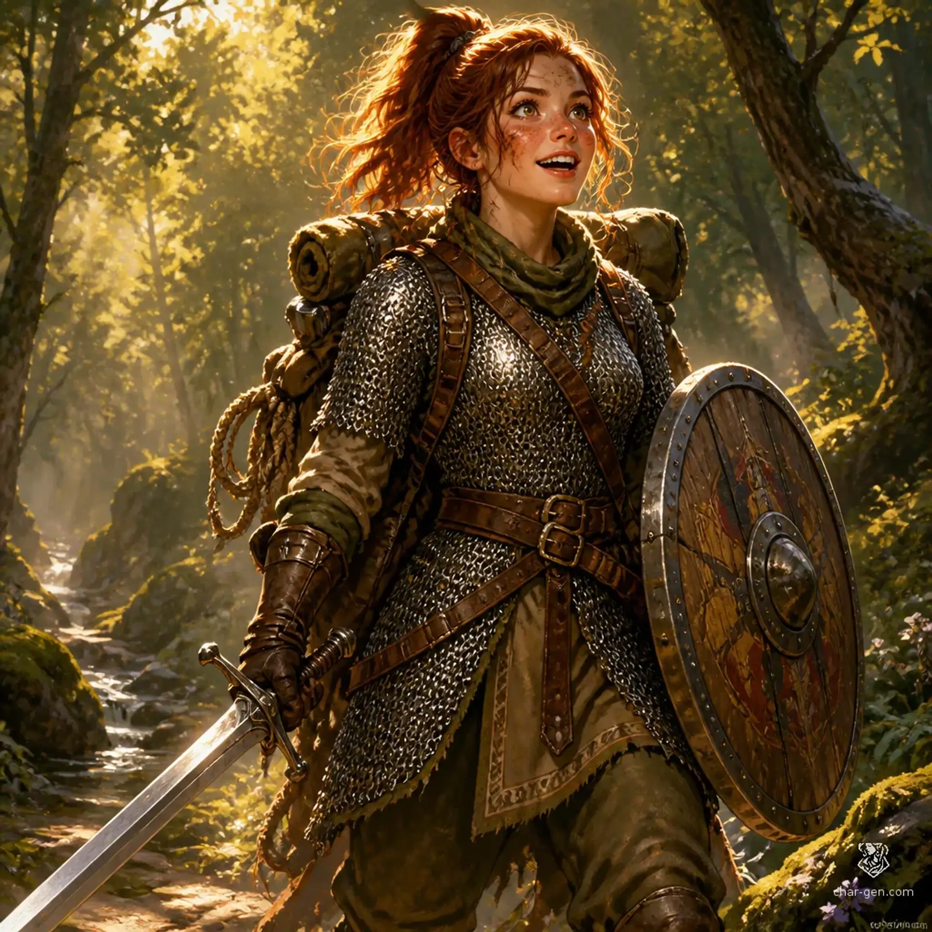 Anna Williams - AI-generated fantasy Character