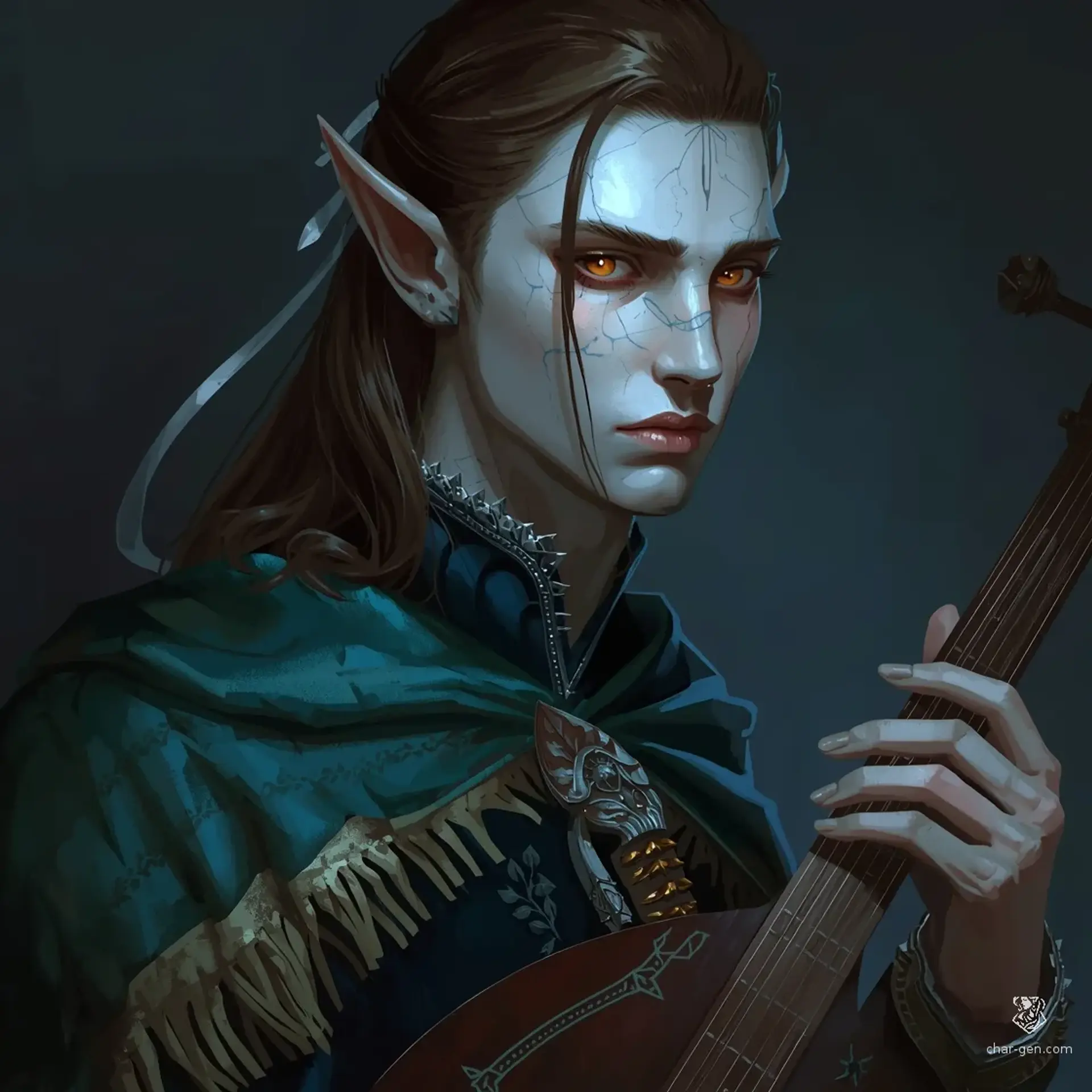 Valerius Thrum Thalen - AI-generated fantasy NPC