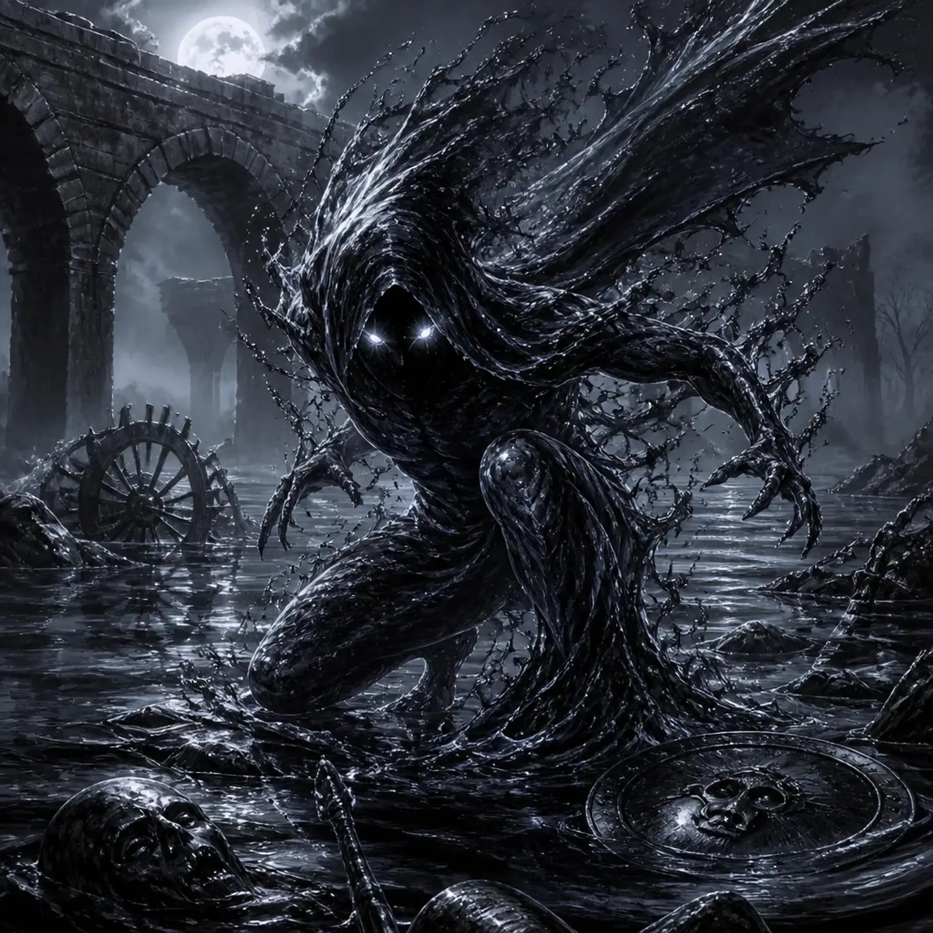 Shadow Elemental - AI-generated fantasy Monster